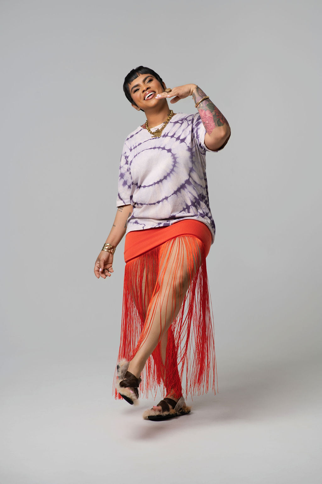 Frenchie Fringe Skirt