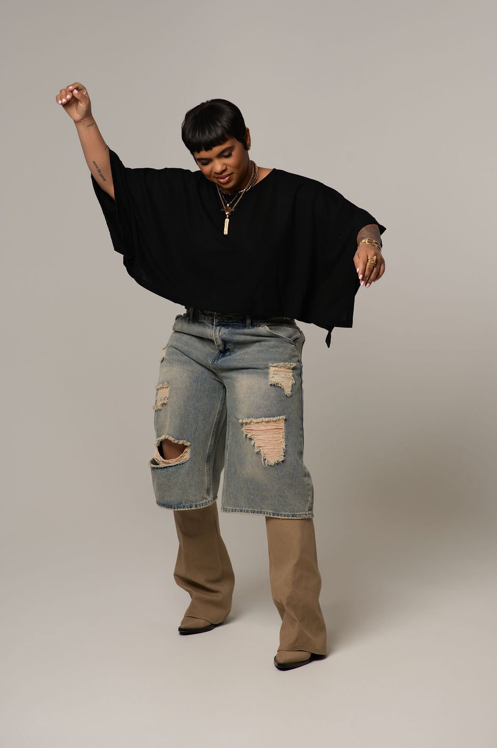 Bambi Denim Jorts