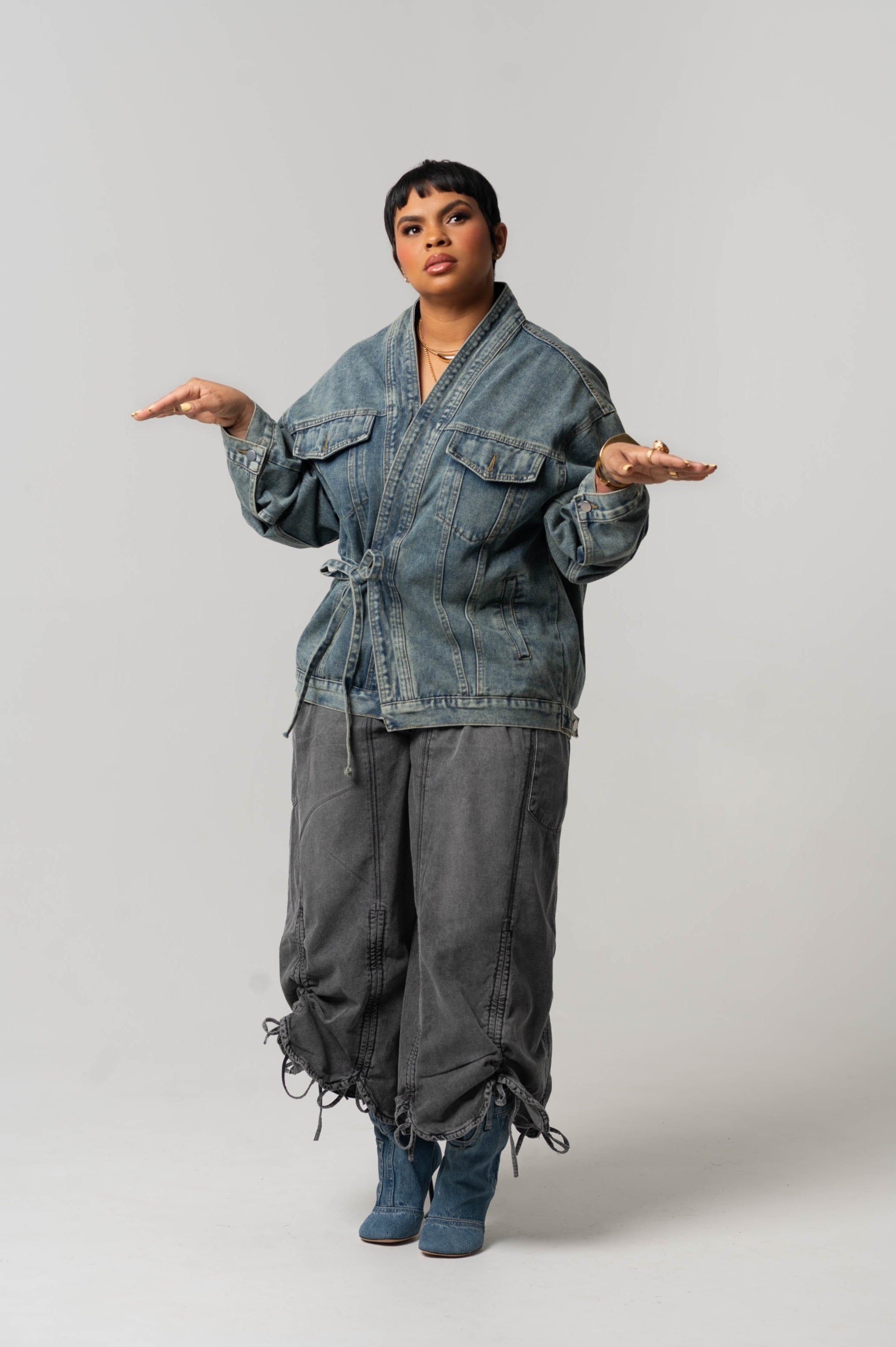 Dean Denim Kimono Jacket