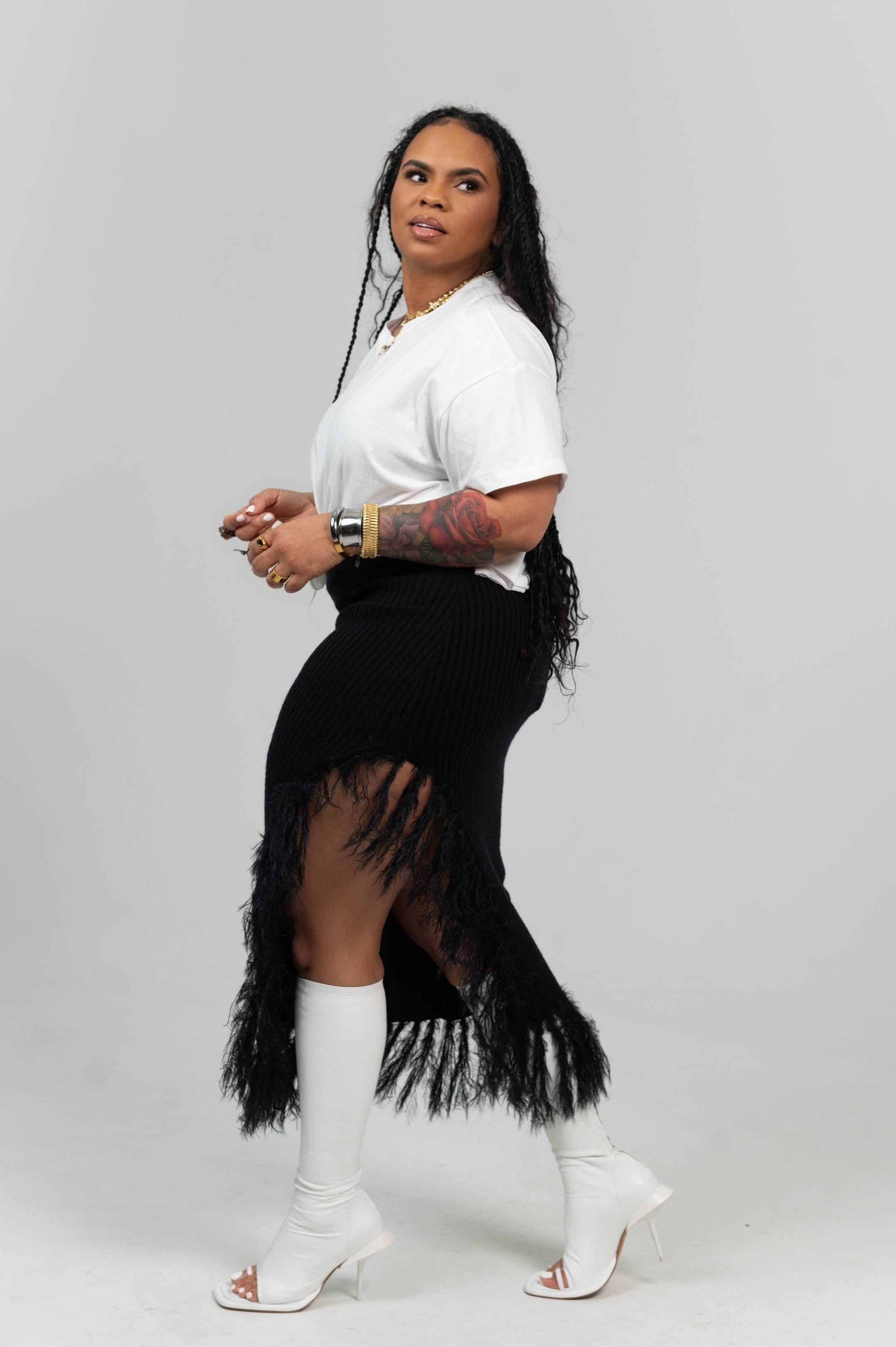 Bibi Oversized Cropped Top