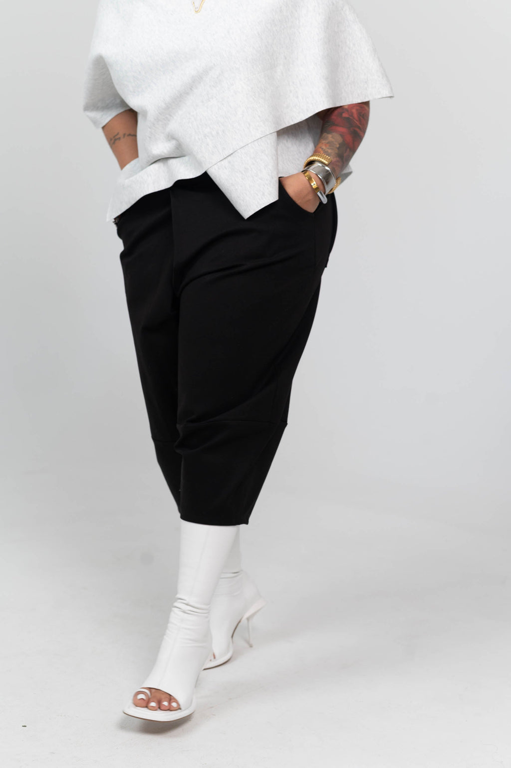 Rylan Black Cross Pants