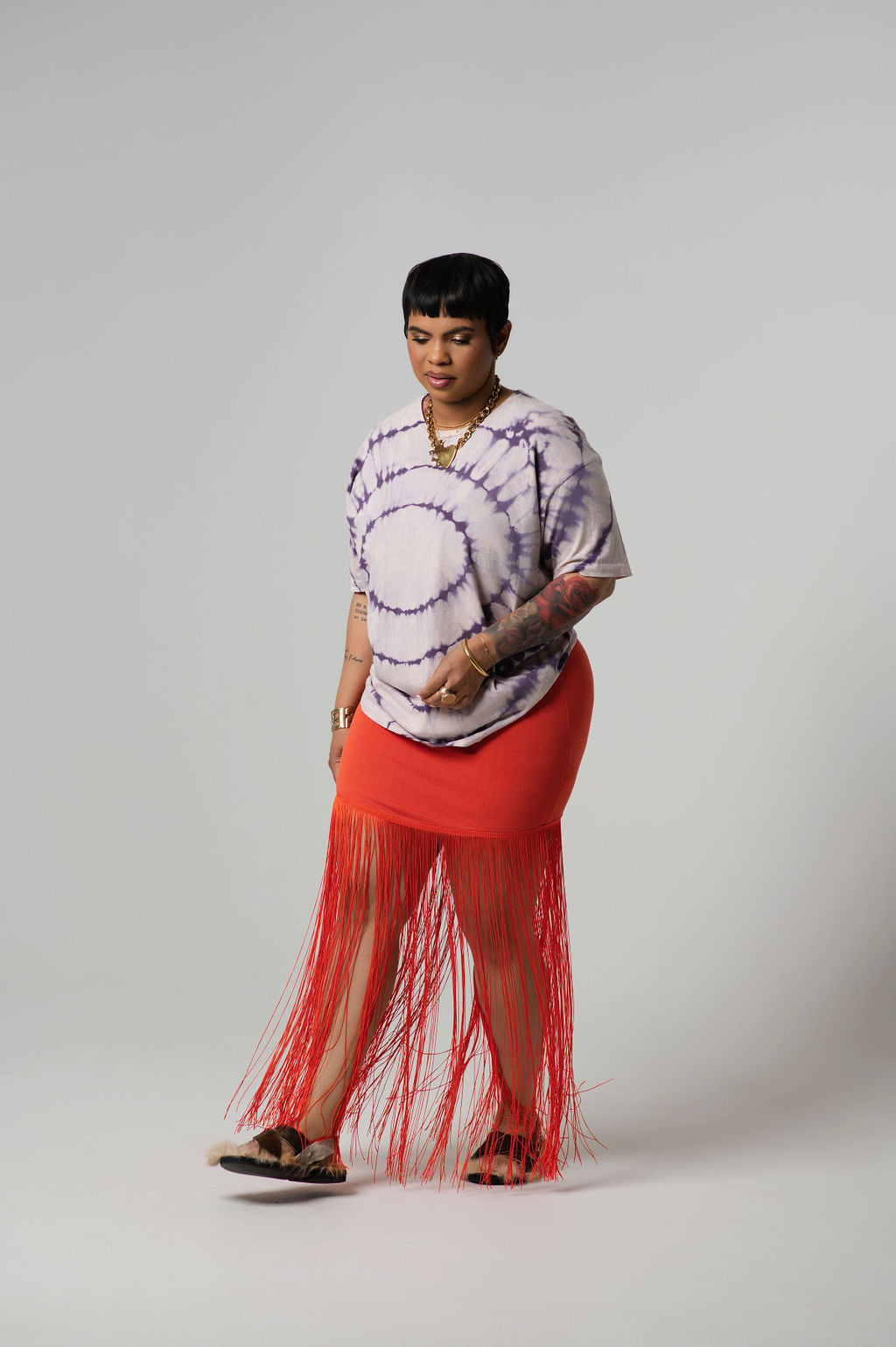 Frenchie Fringe Skirt