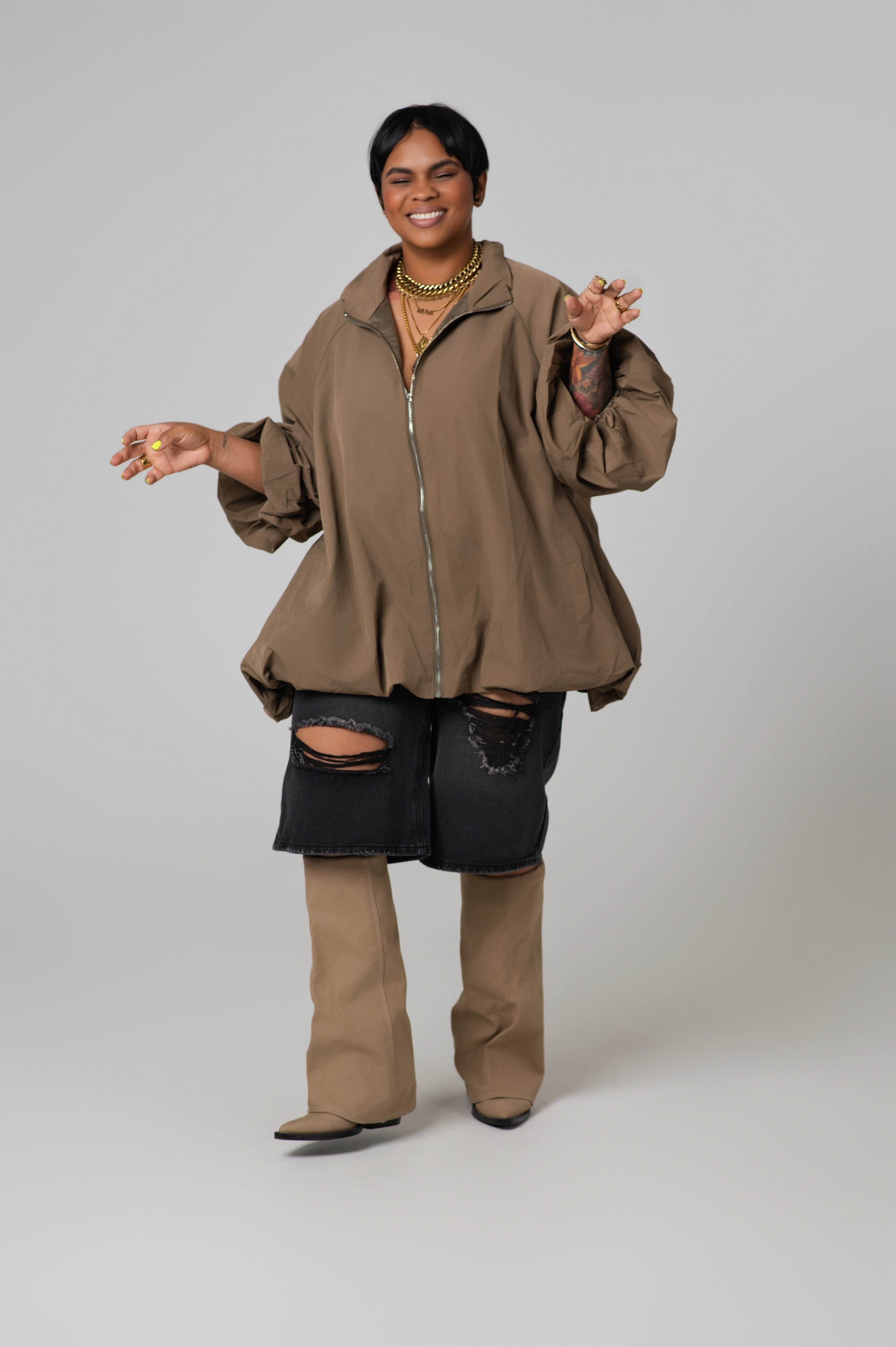 Nylon Bubble Jacket