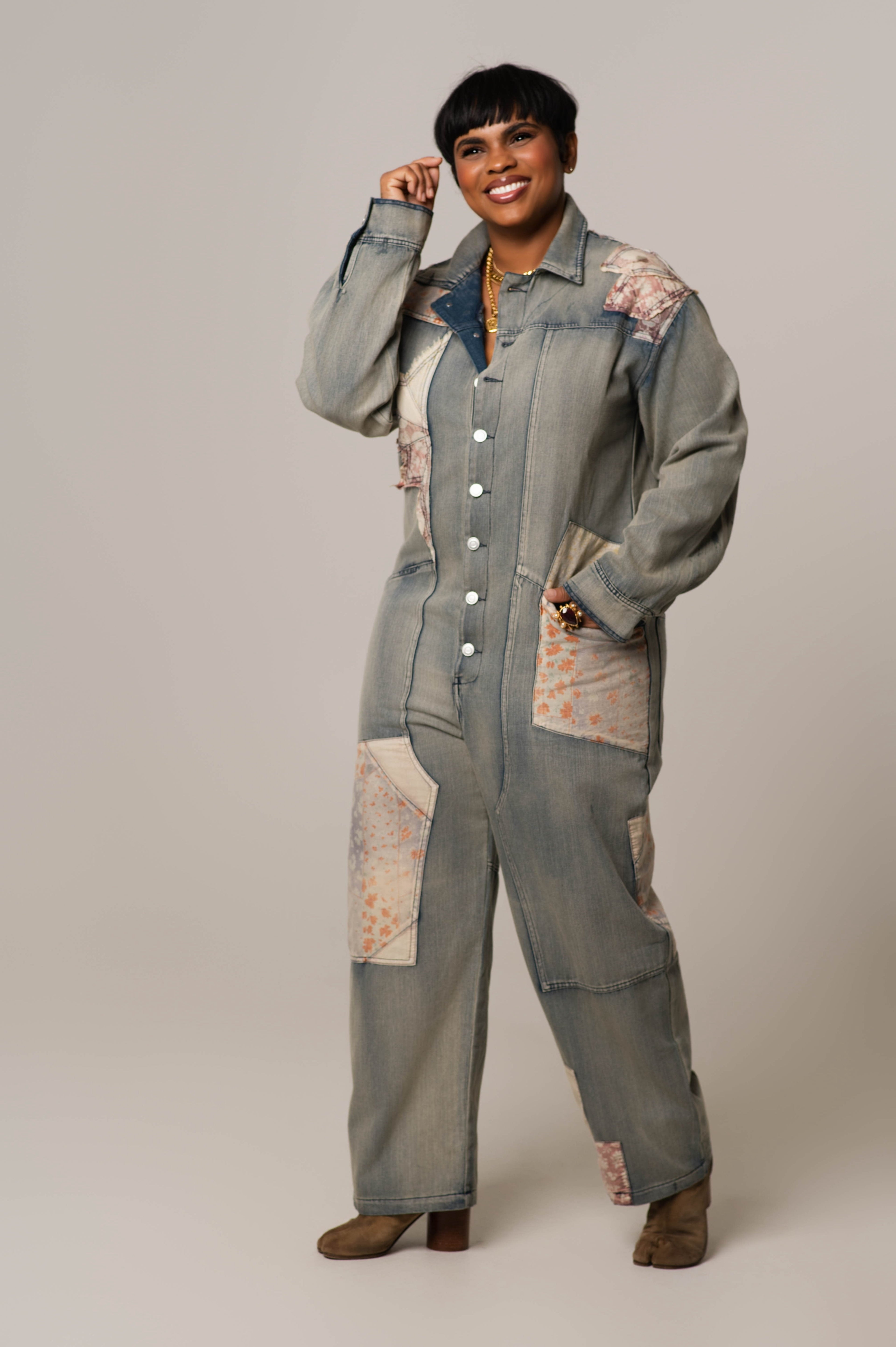 Daria Denim Coverall
