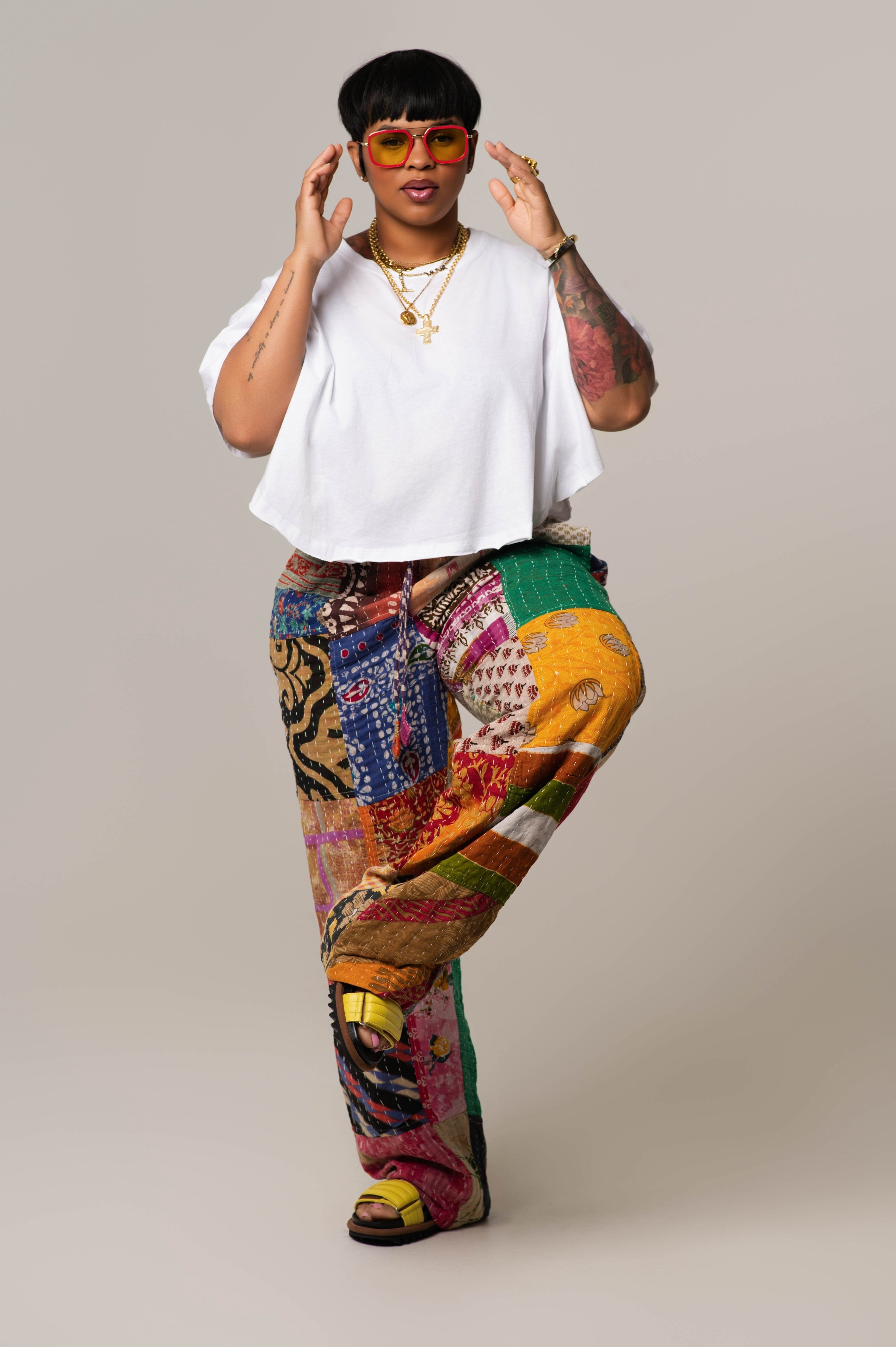 Bibi Oversized Cropped Top