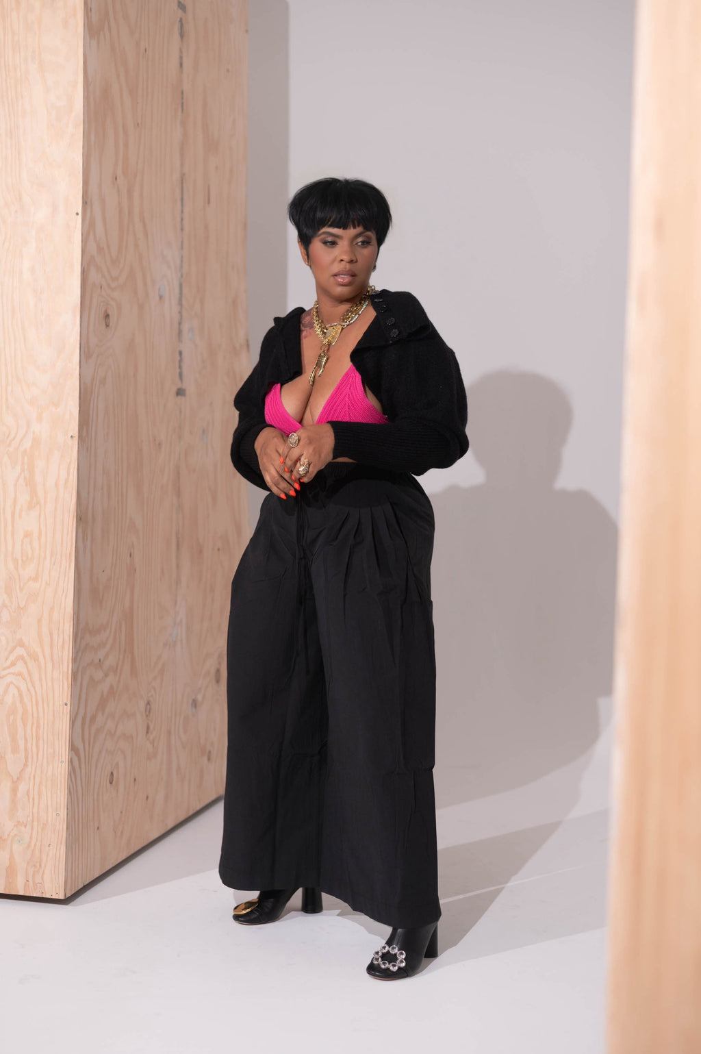 Nori Nylon Culottes