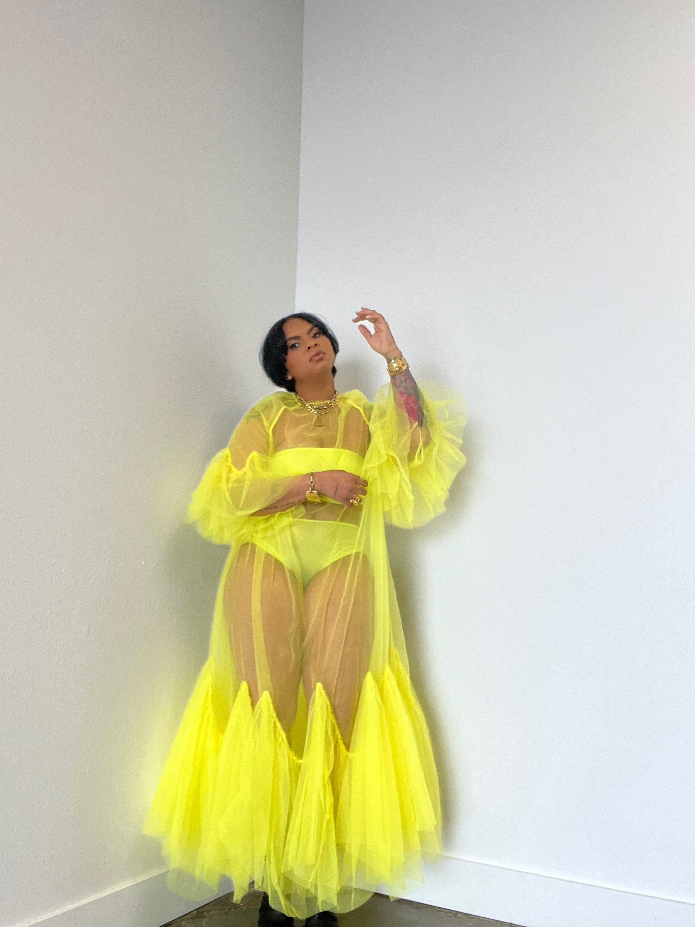 Sheer Monet Dress