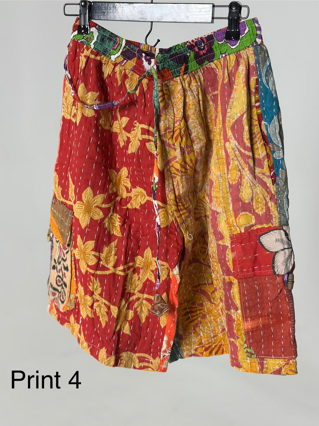 Patchwork Cargo Shorts