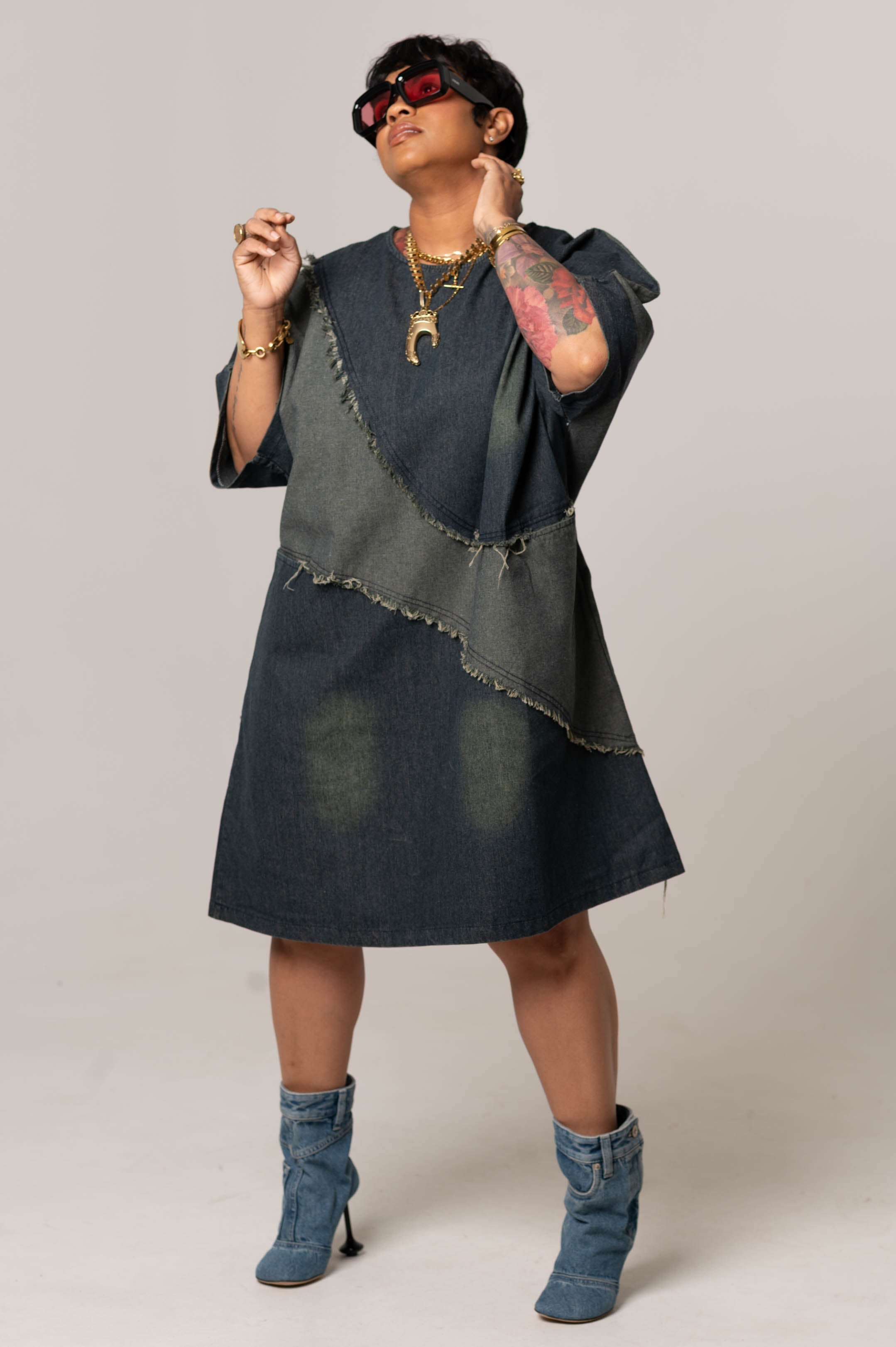 Dae Two Tone Dress