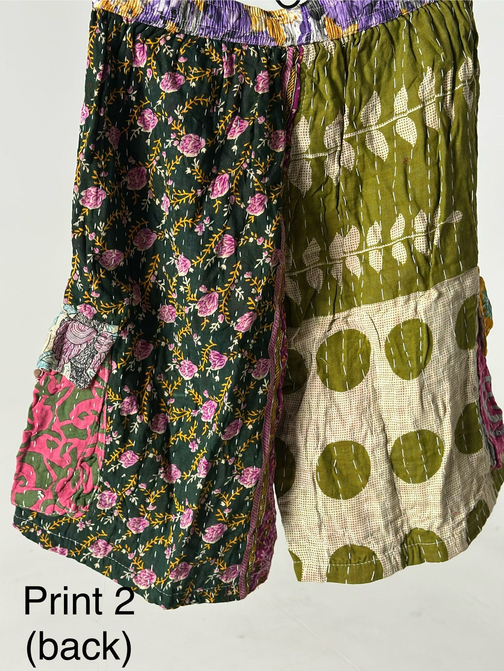 Patchwork Cargo Shorts