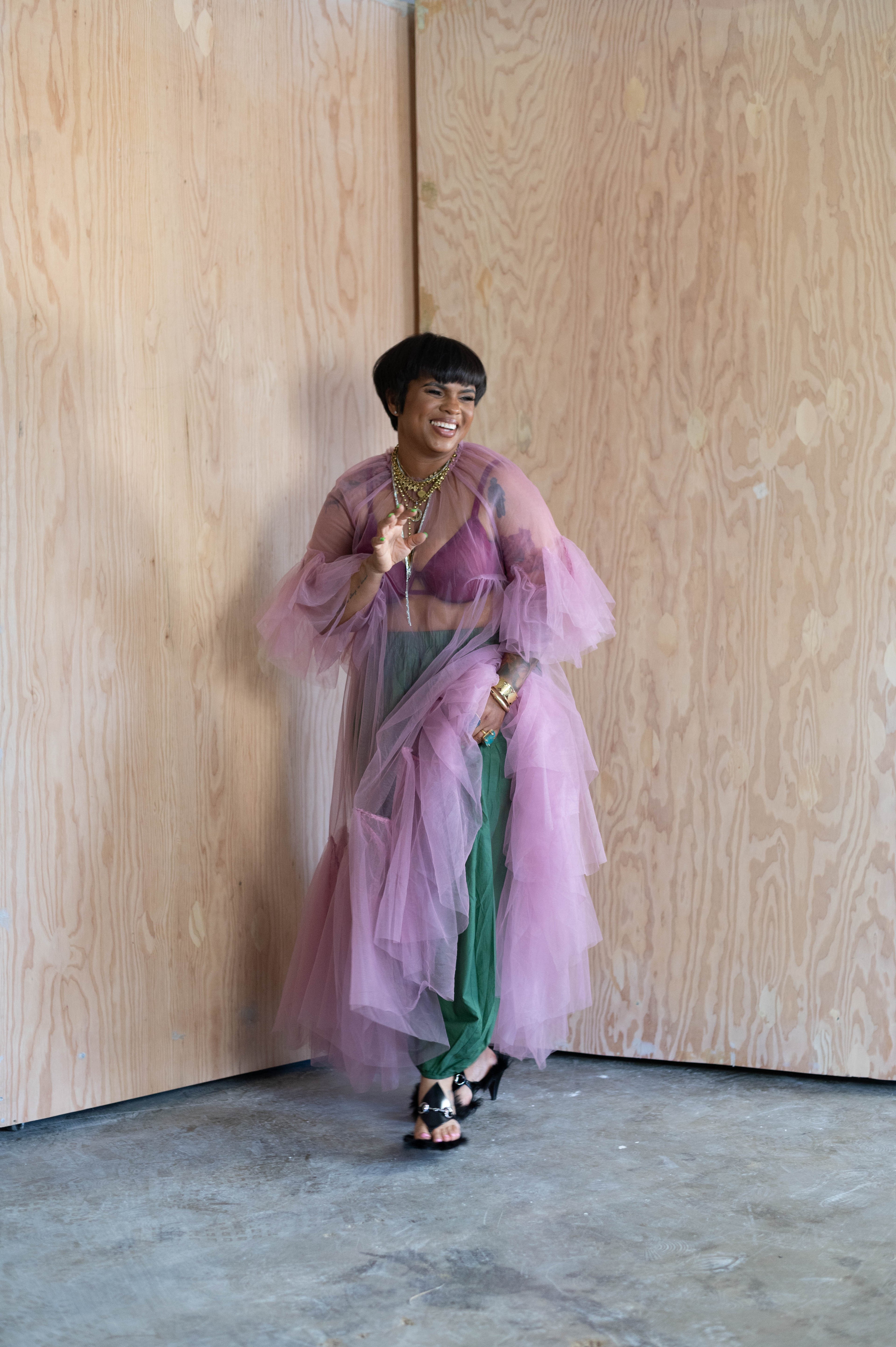 Sheer Monet Dress