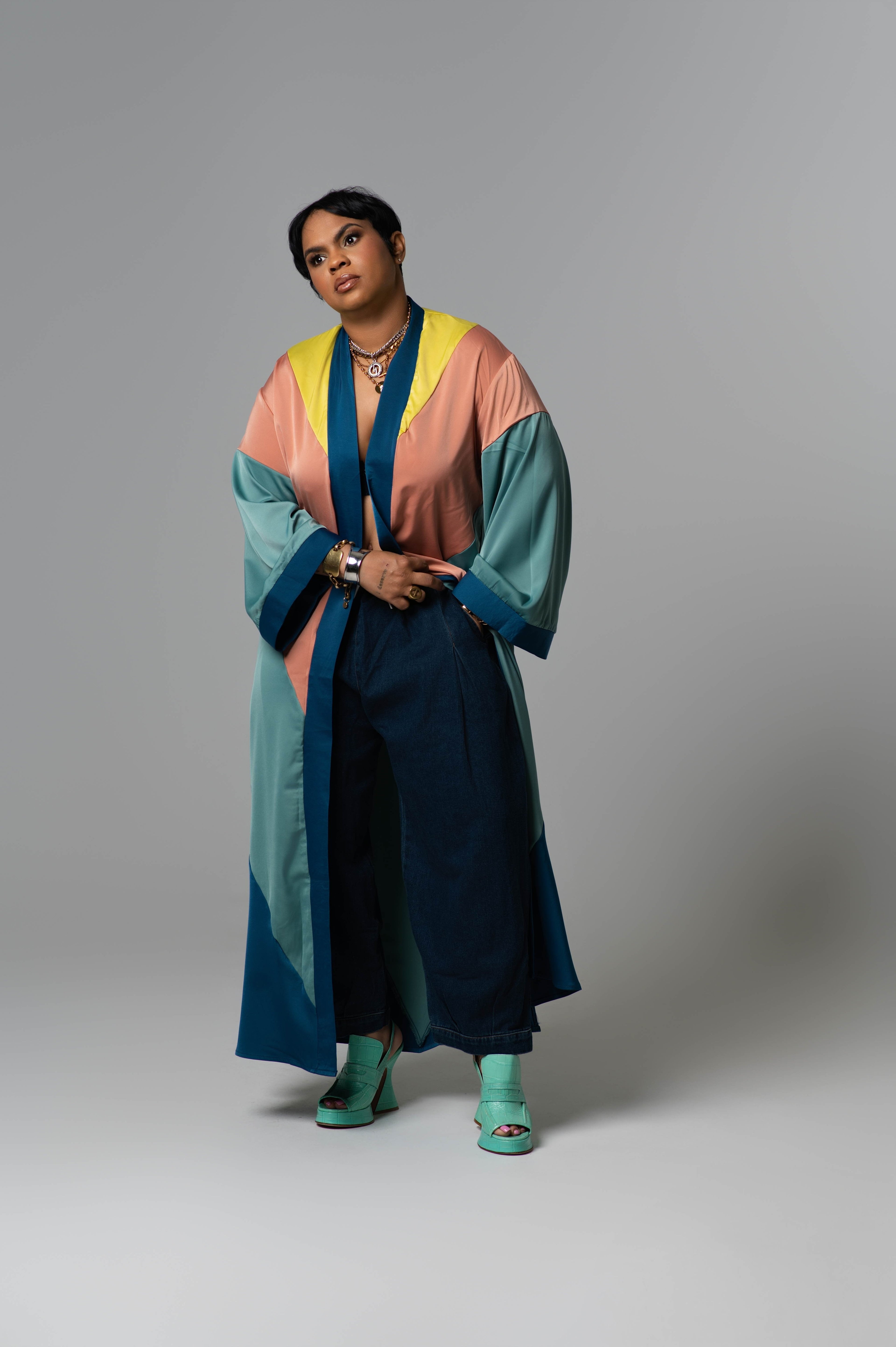Nara Navy Robe