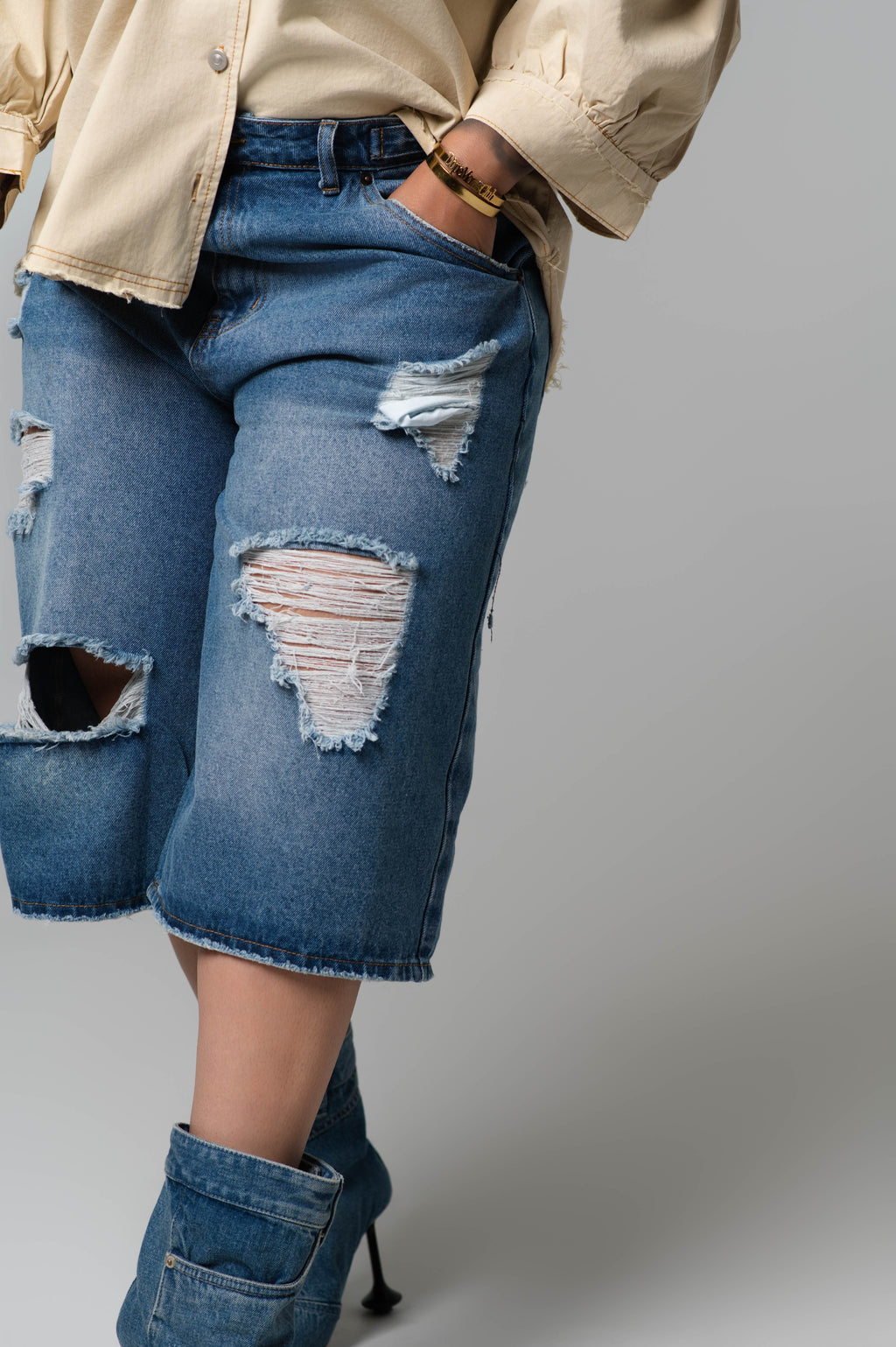 Bambi Denim Jorts