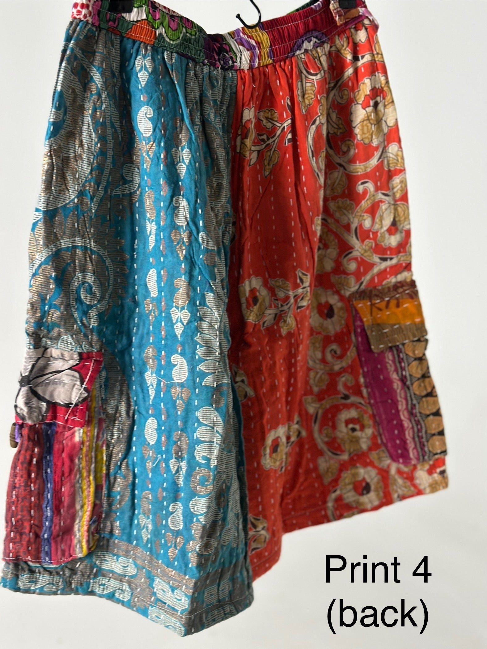 Patchwork Cargo Shorts