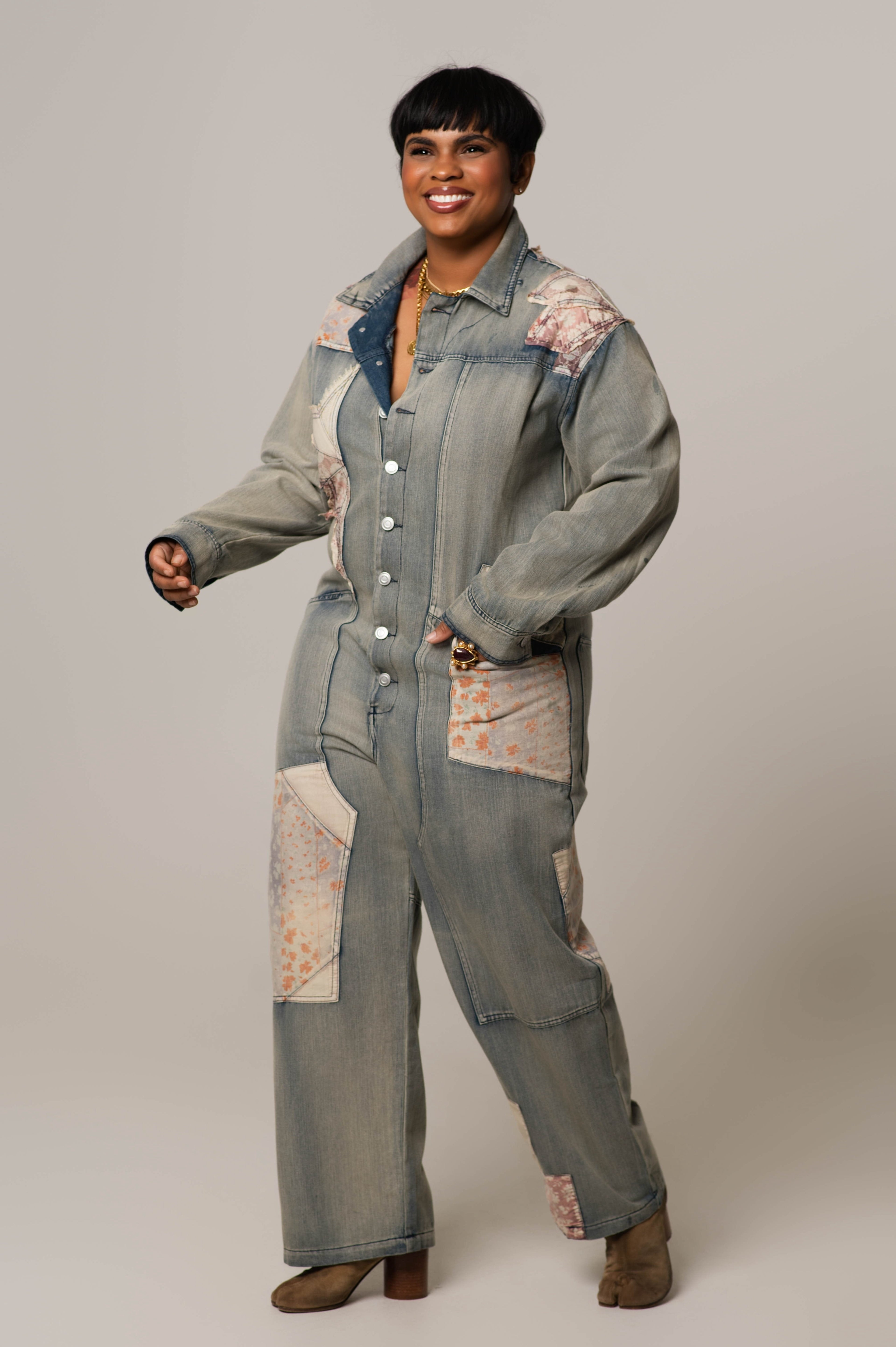 Daria Denim Coverall