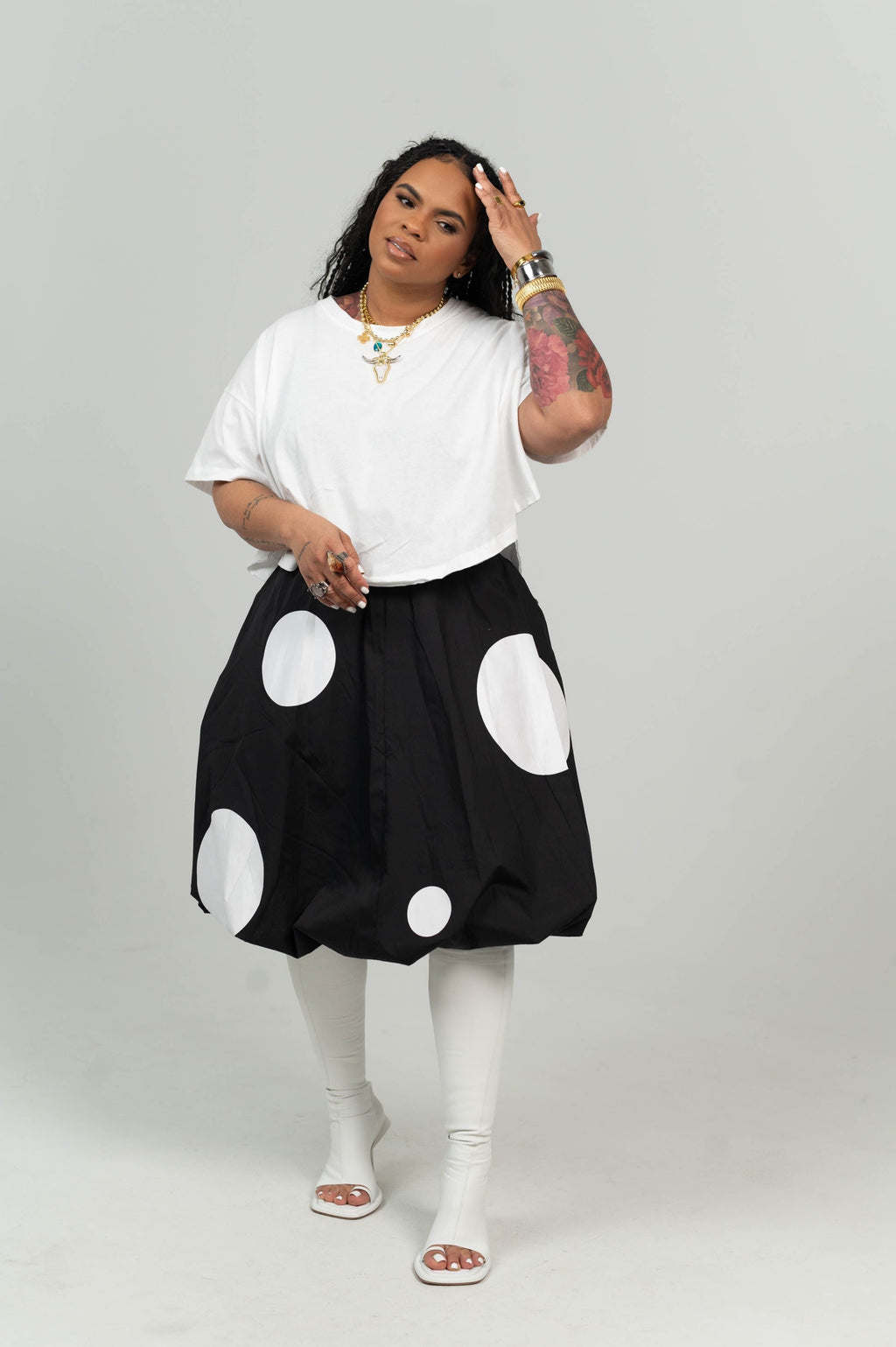 Bibi Oversized Cropped Top