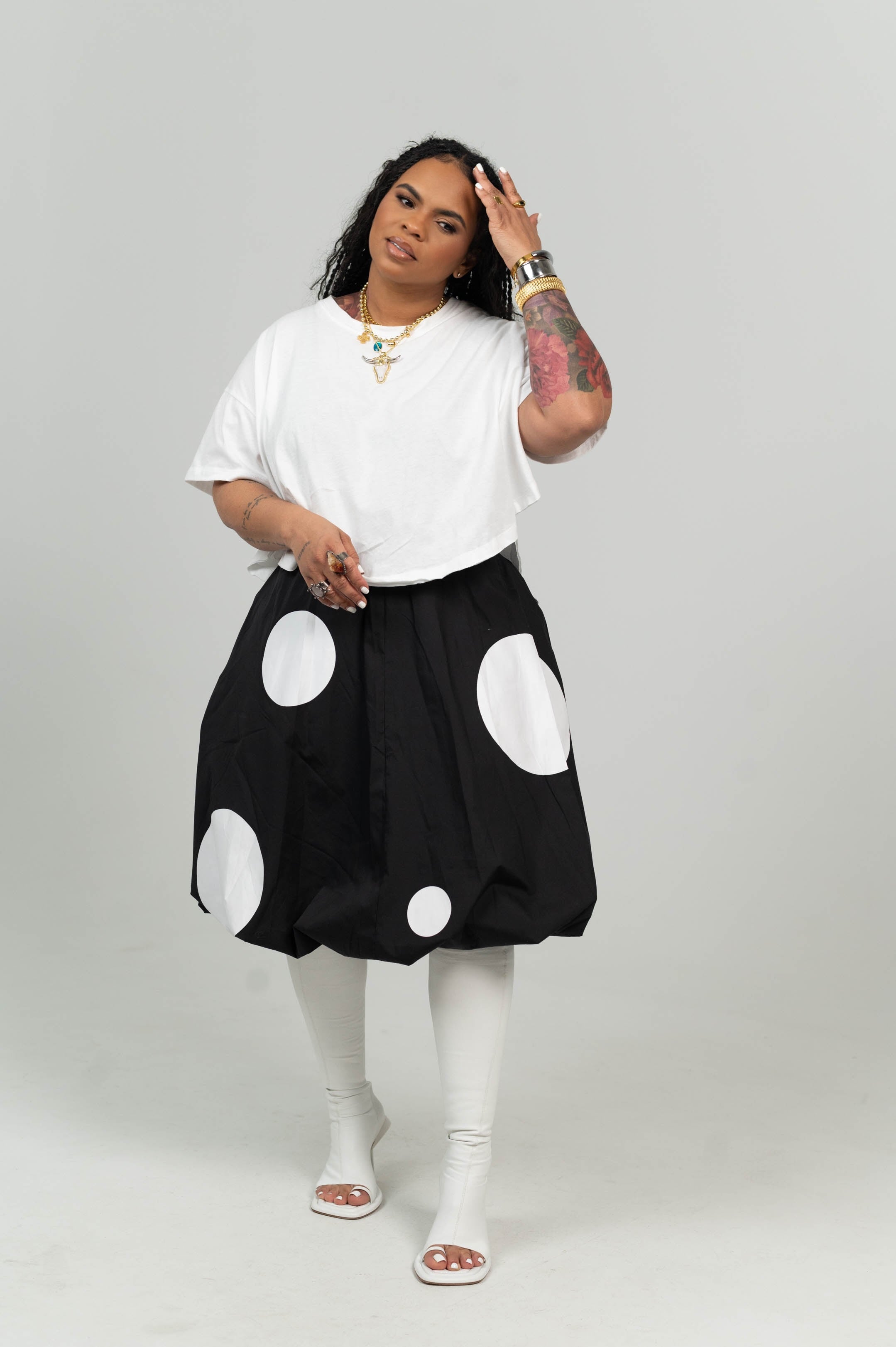 Bibi Oversized Cropped Top