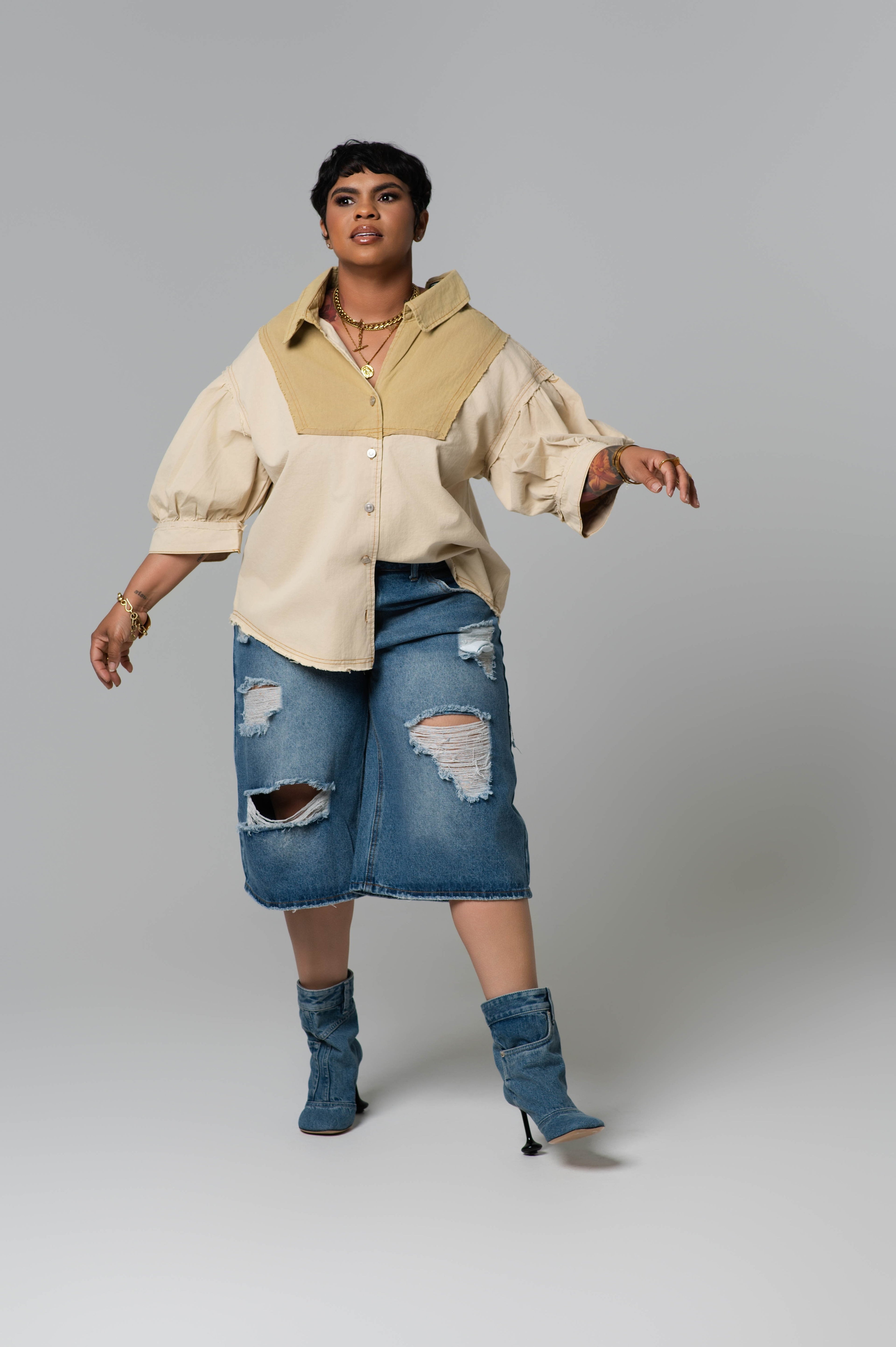 Bambi Denim Jorts