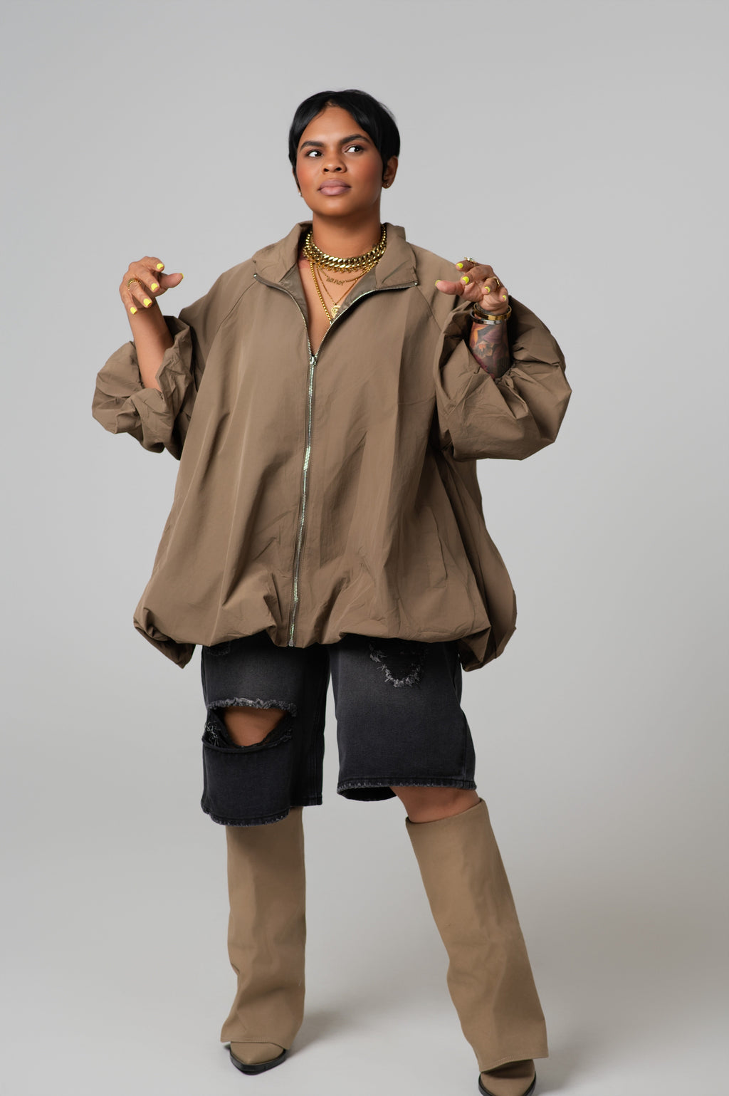 Nylon Bubble Jacket