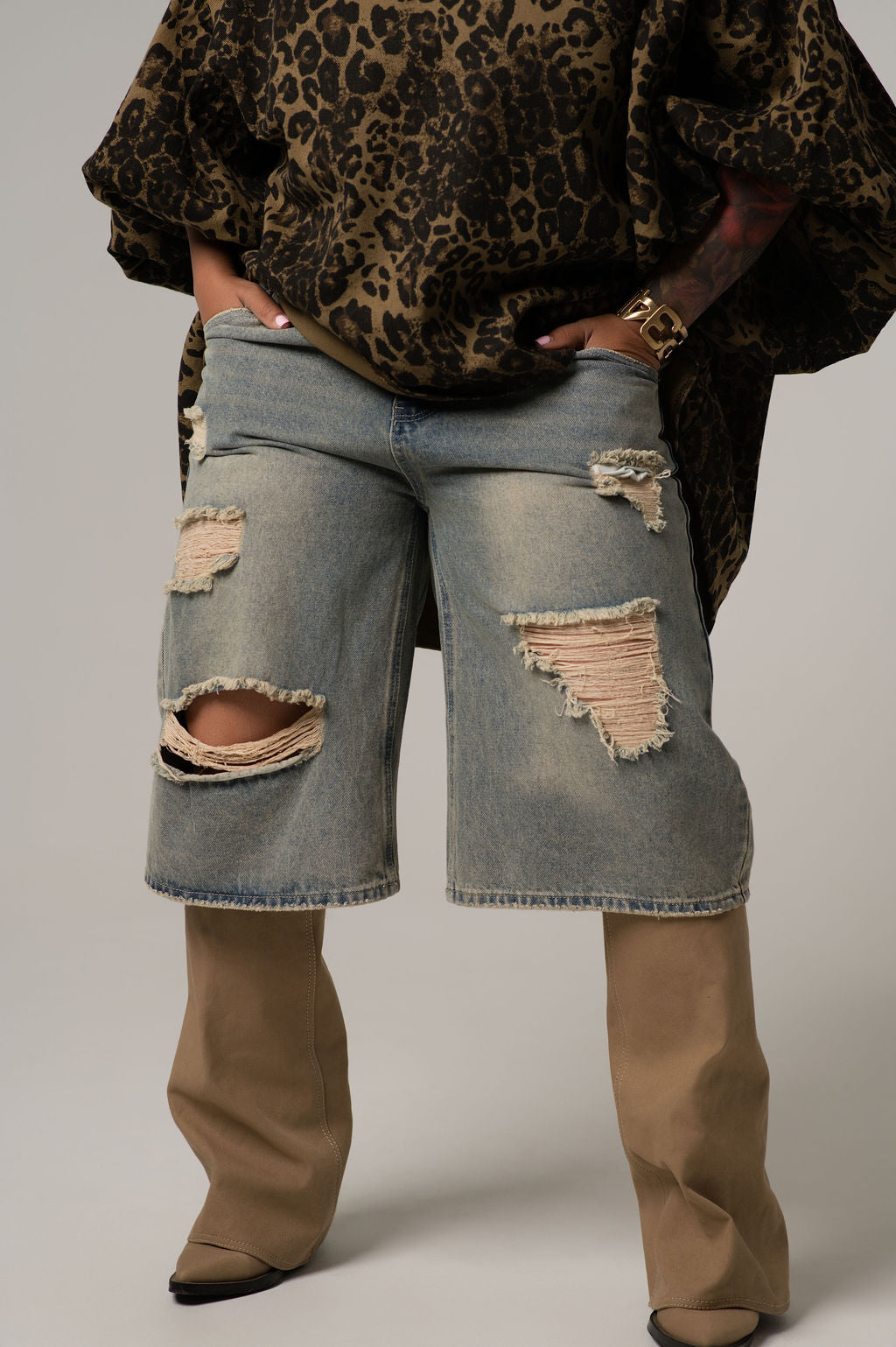 Bambi Denim Jorts
