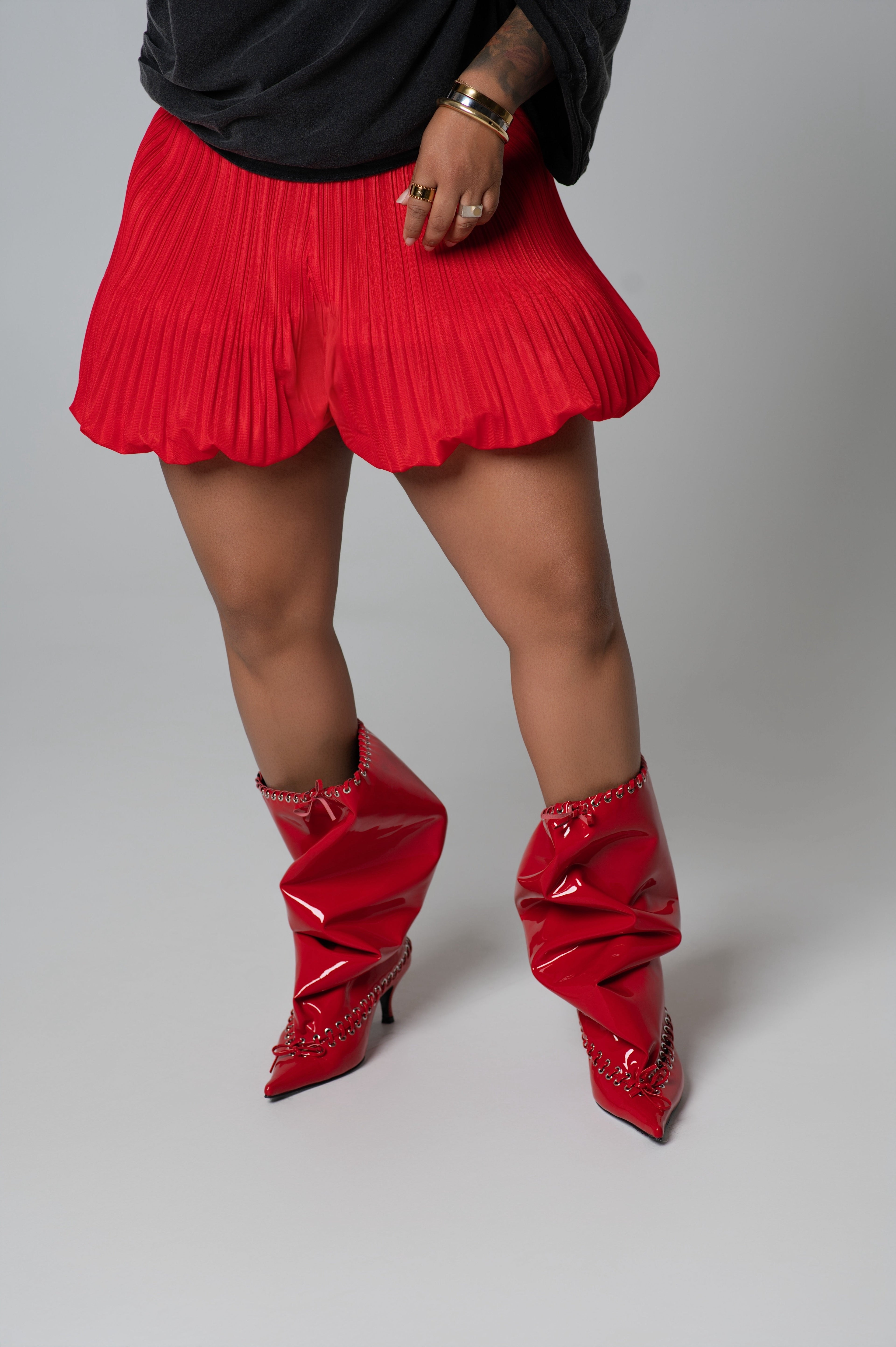 Accordion Balloon Shorts