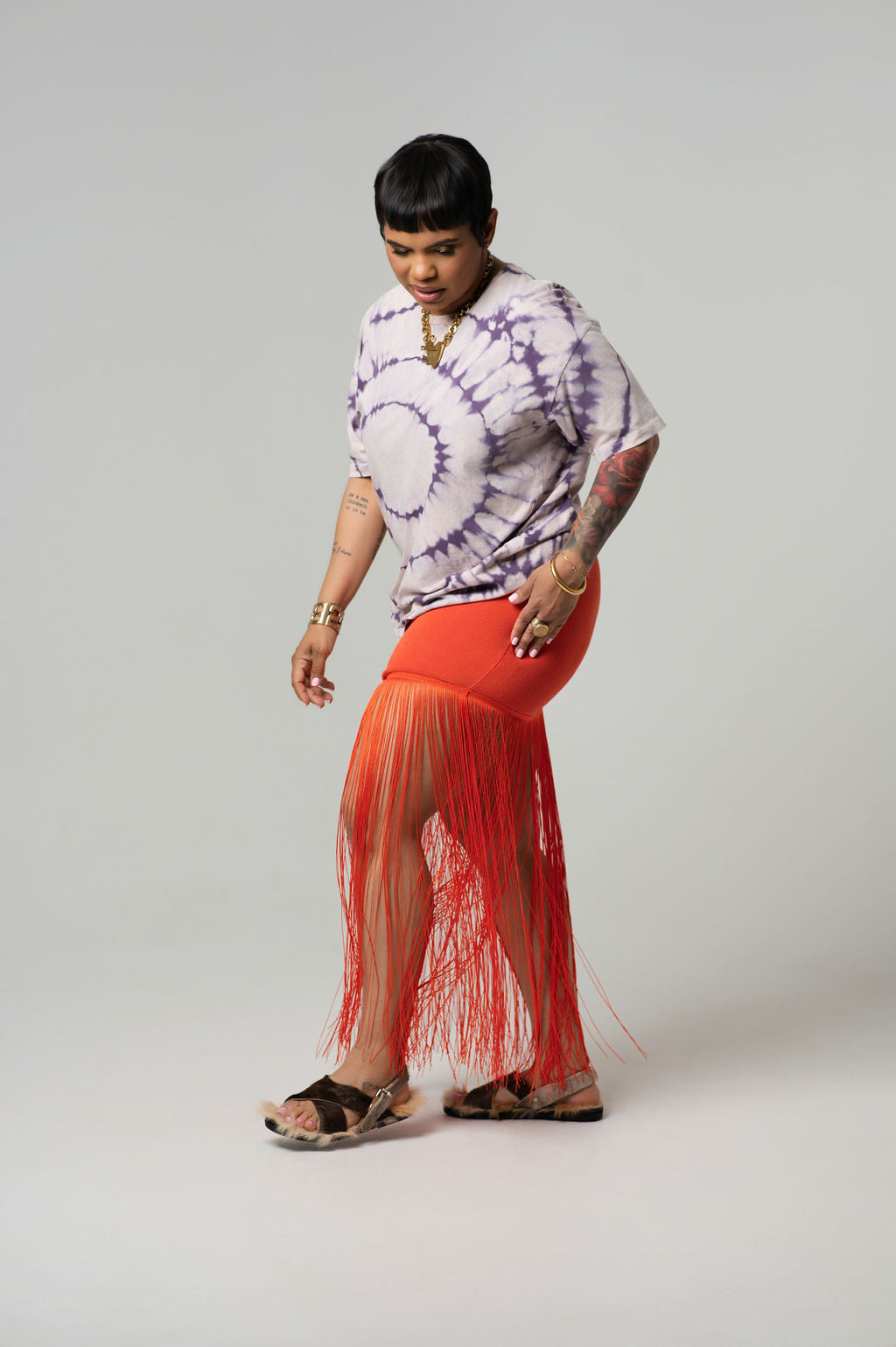 Frenchie Fringe Skirt