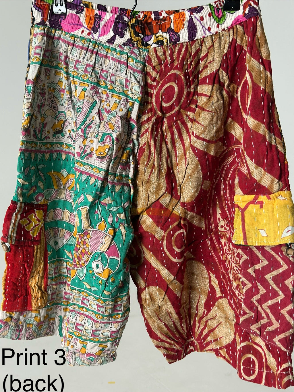 Patchwork Cargo Shorts