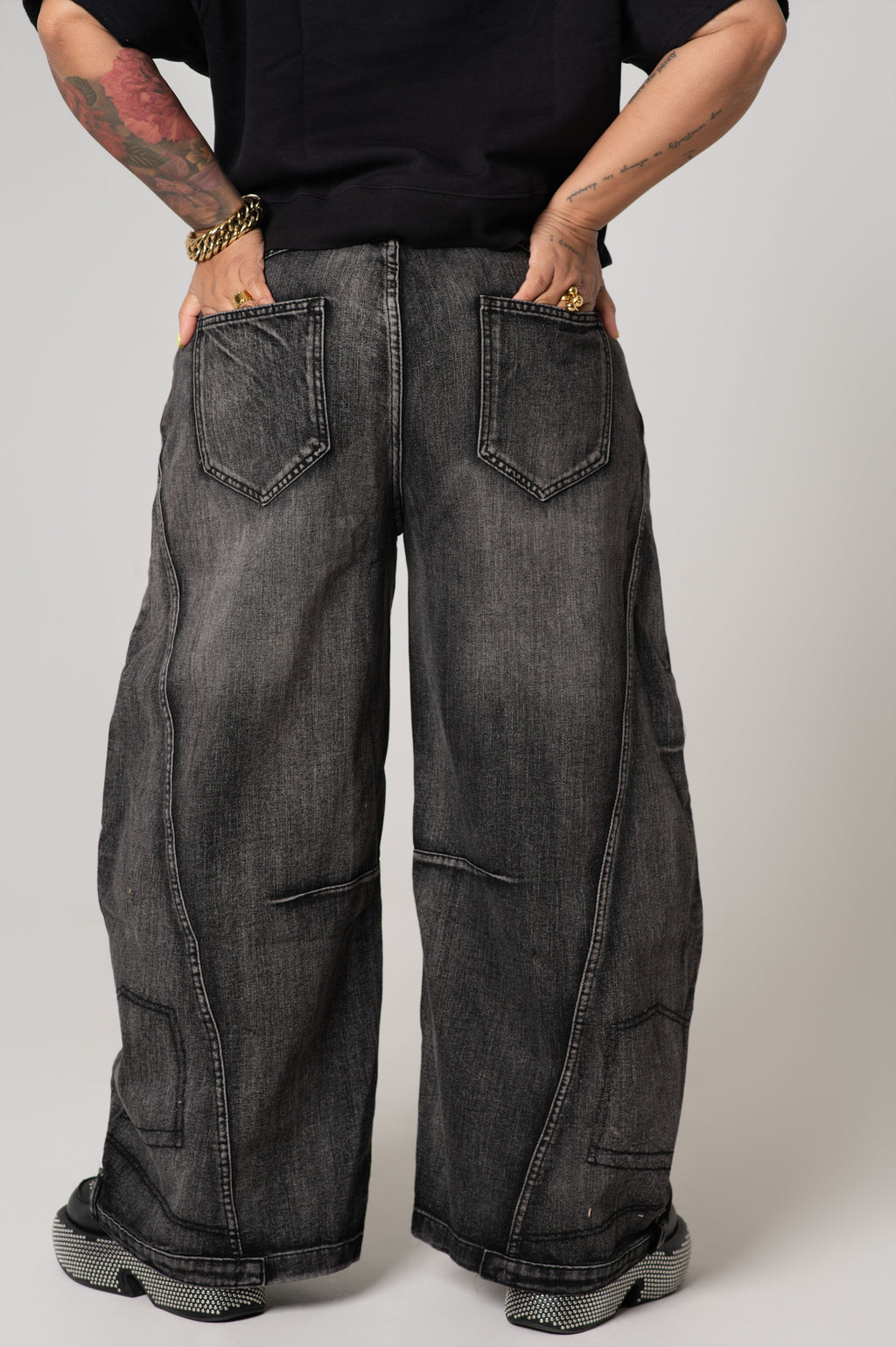 Dasha Black Denim Jeans