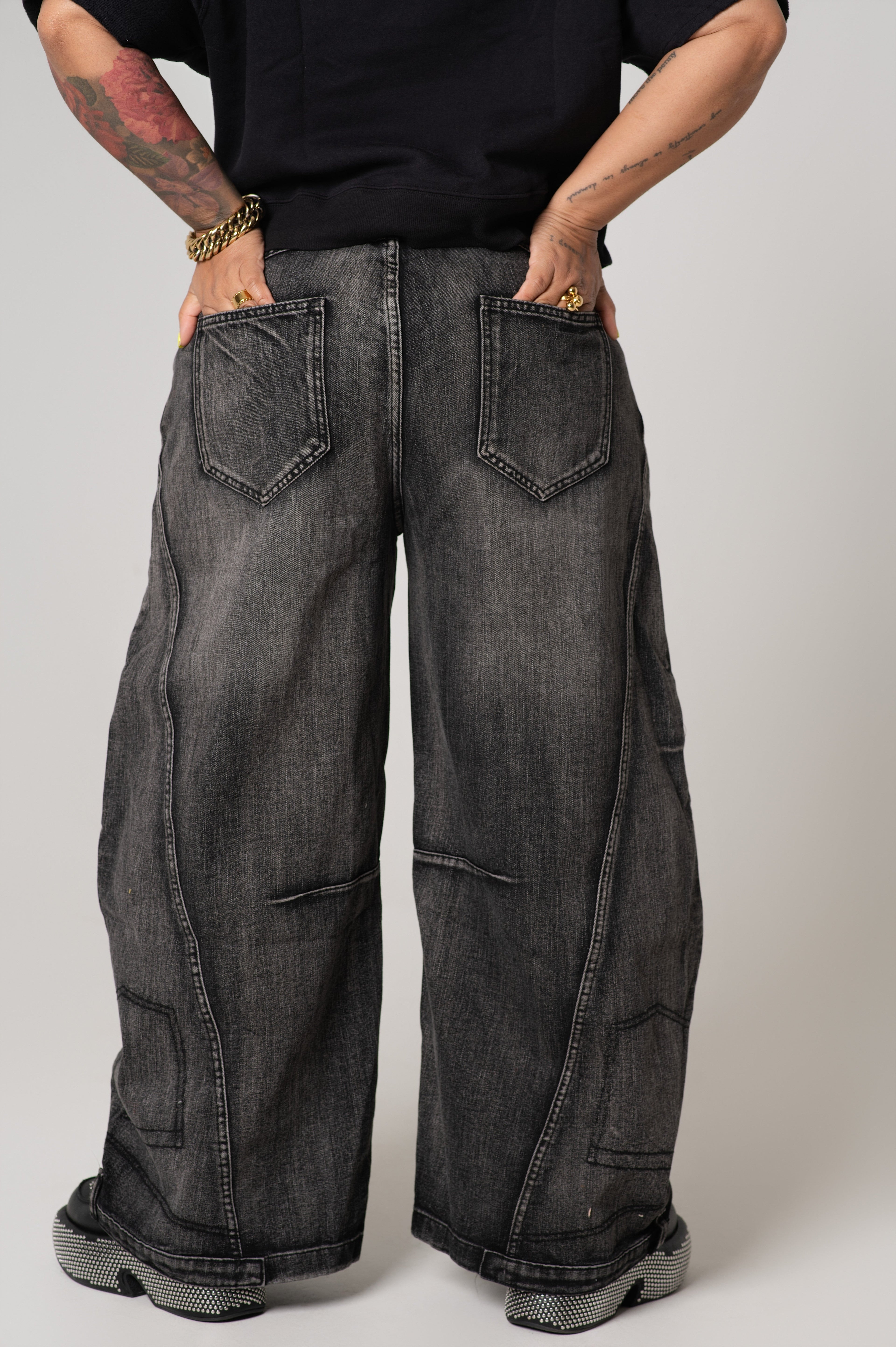 Dasha Black Denim Jeans