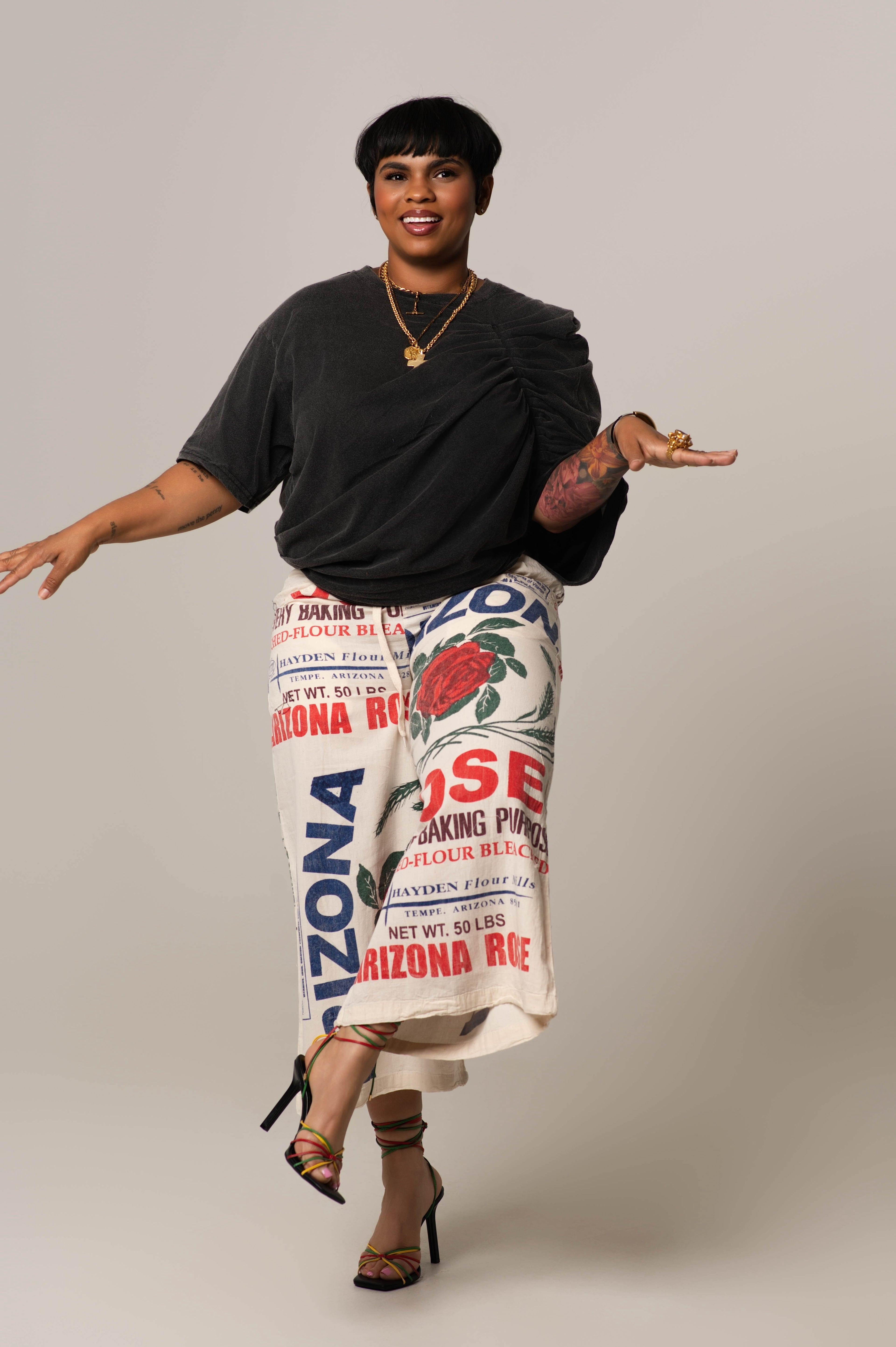 Rose Sack Culottes