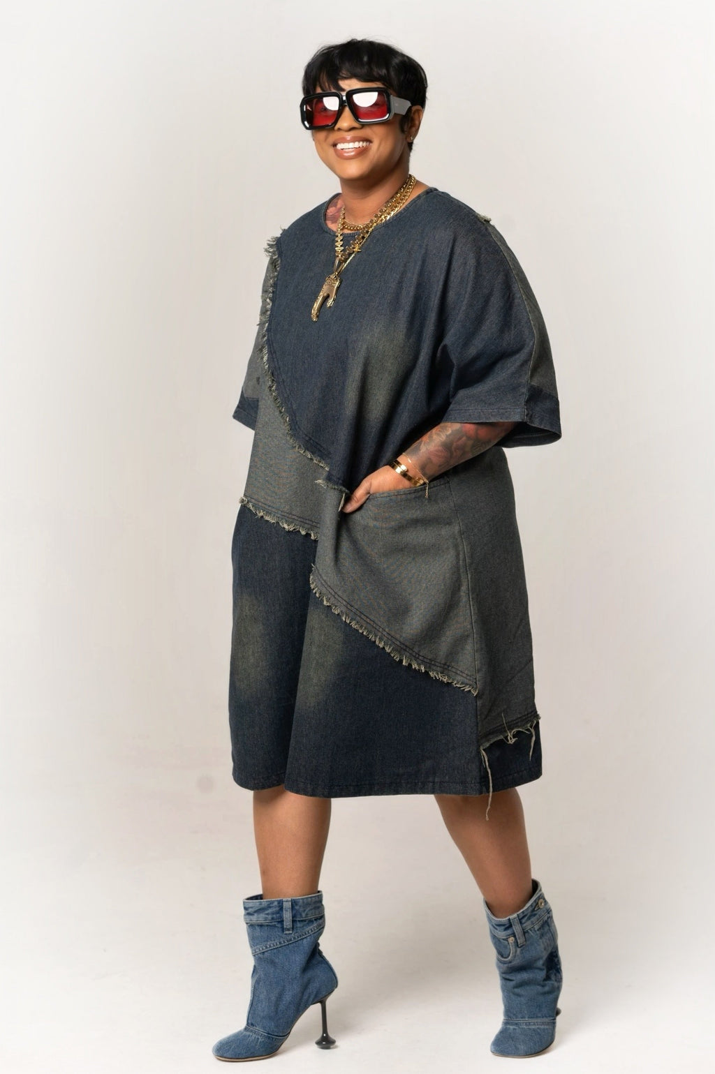 Dae Two Tone Dress