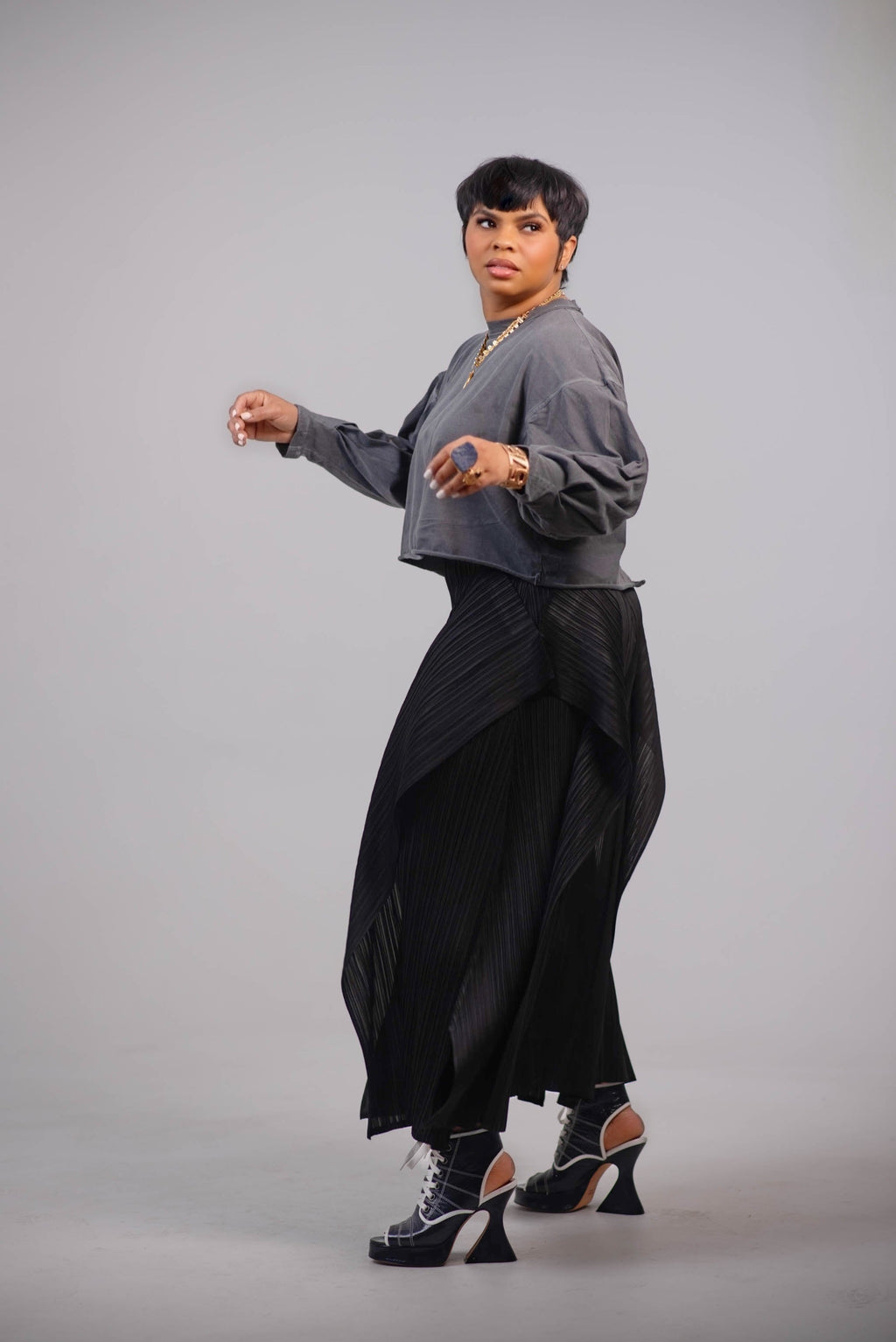 Hakama Accordion Pant