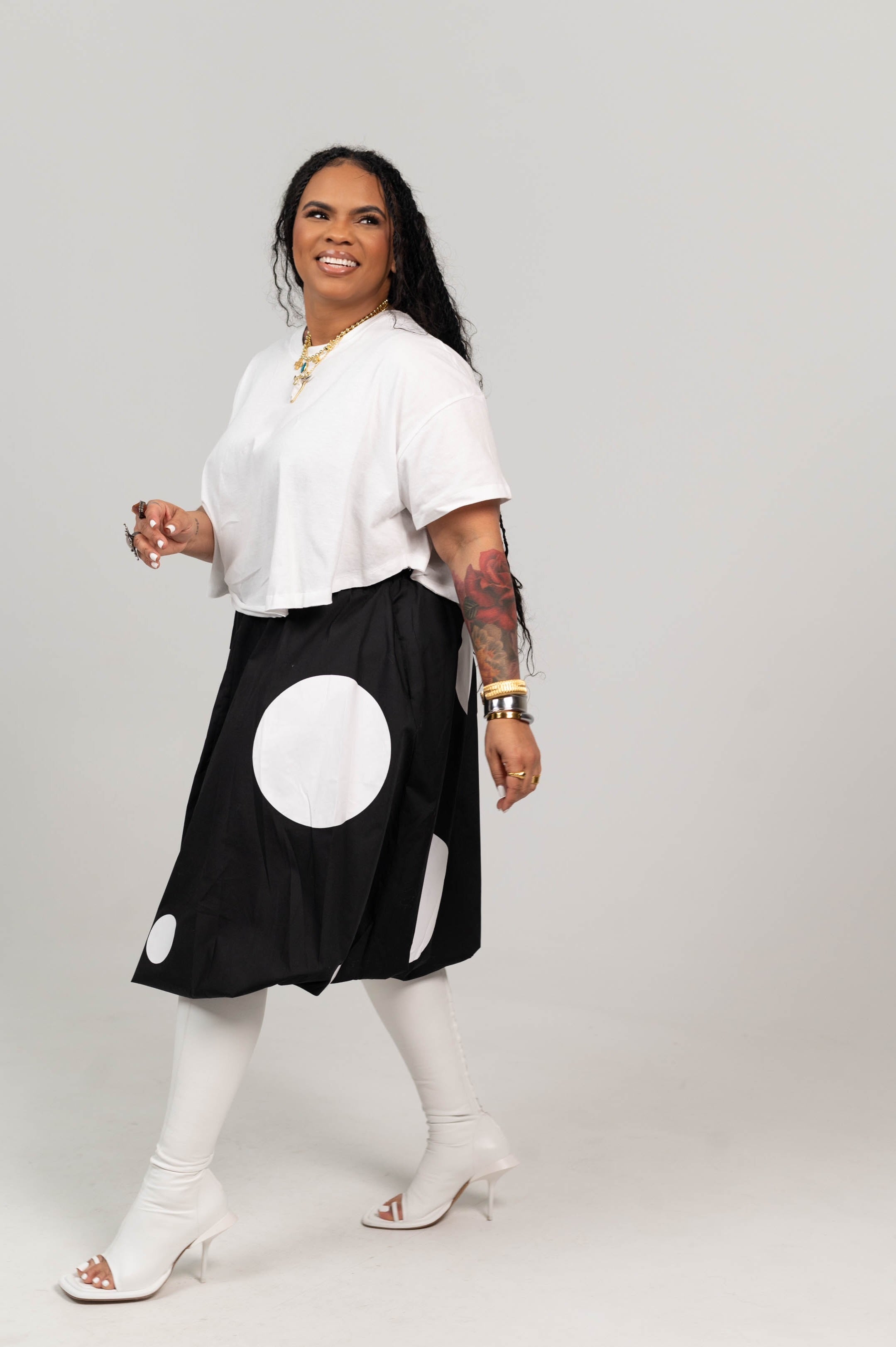 Bibi Oversized Cropped Top