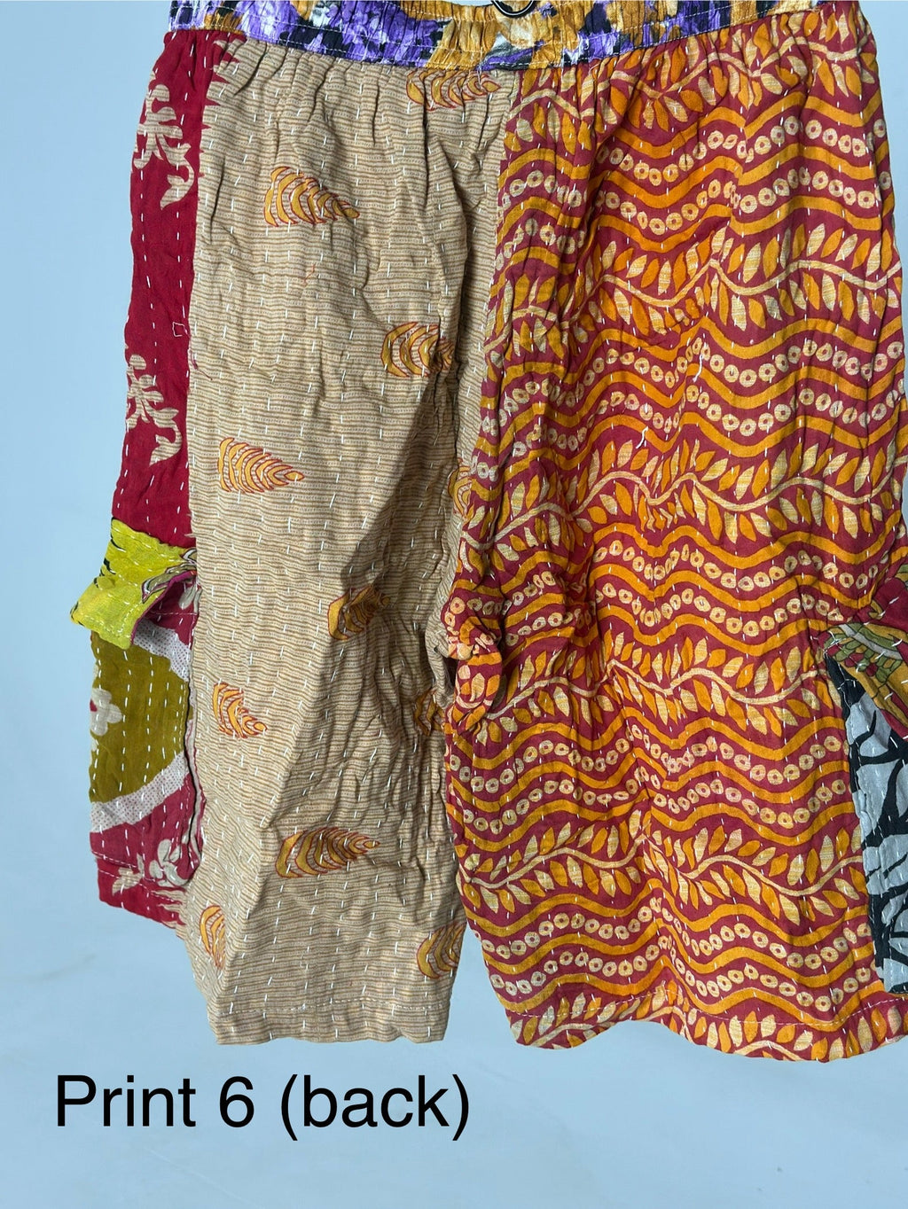 Patchwork Cargo Shorts