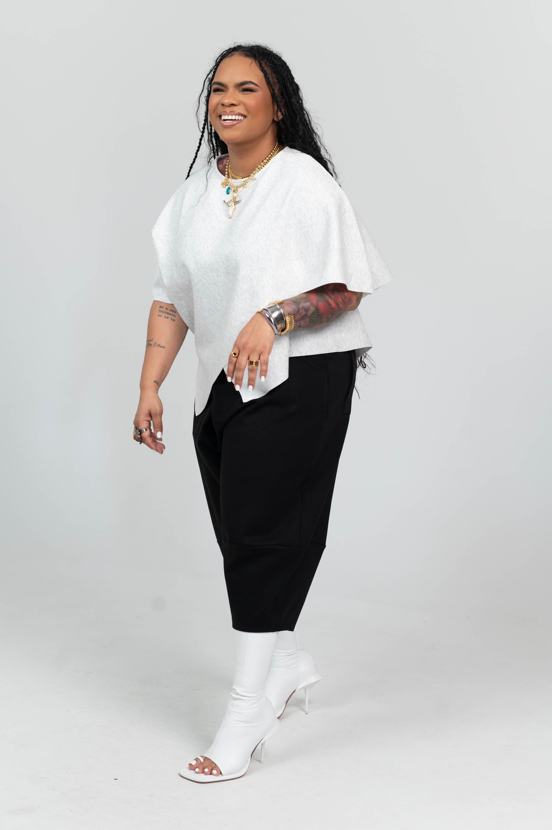 Rylan Black Cross Pants