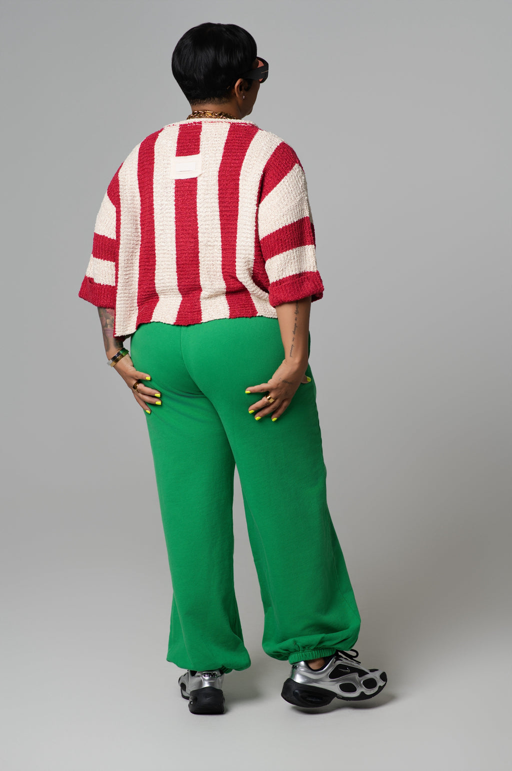 Terry Crop Sweater