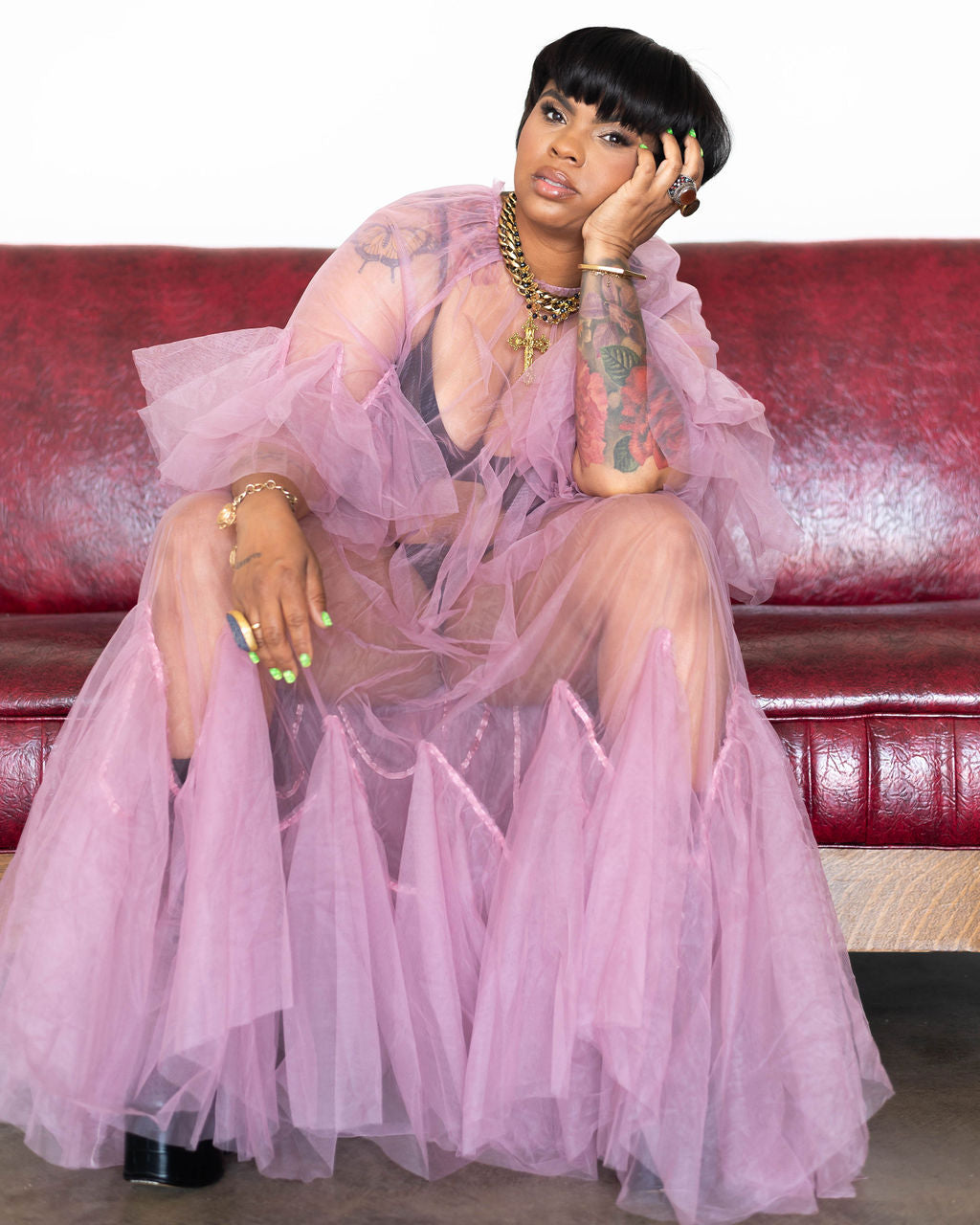 Sheer Monet Dress