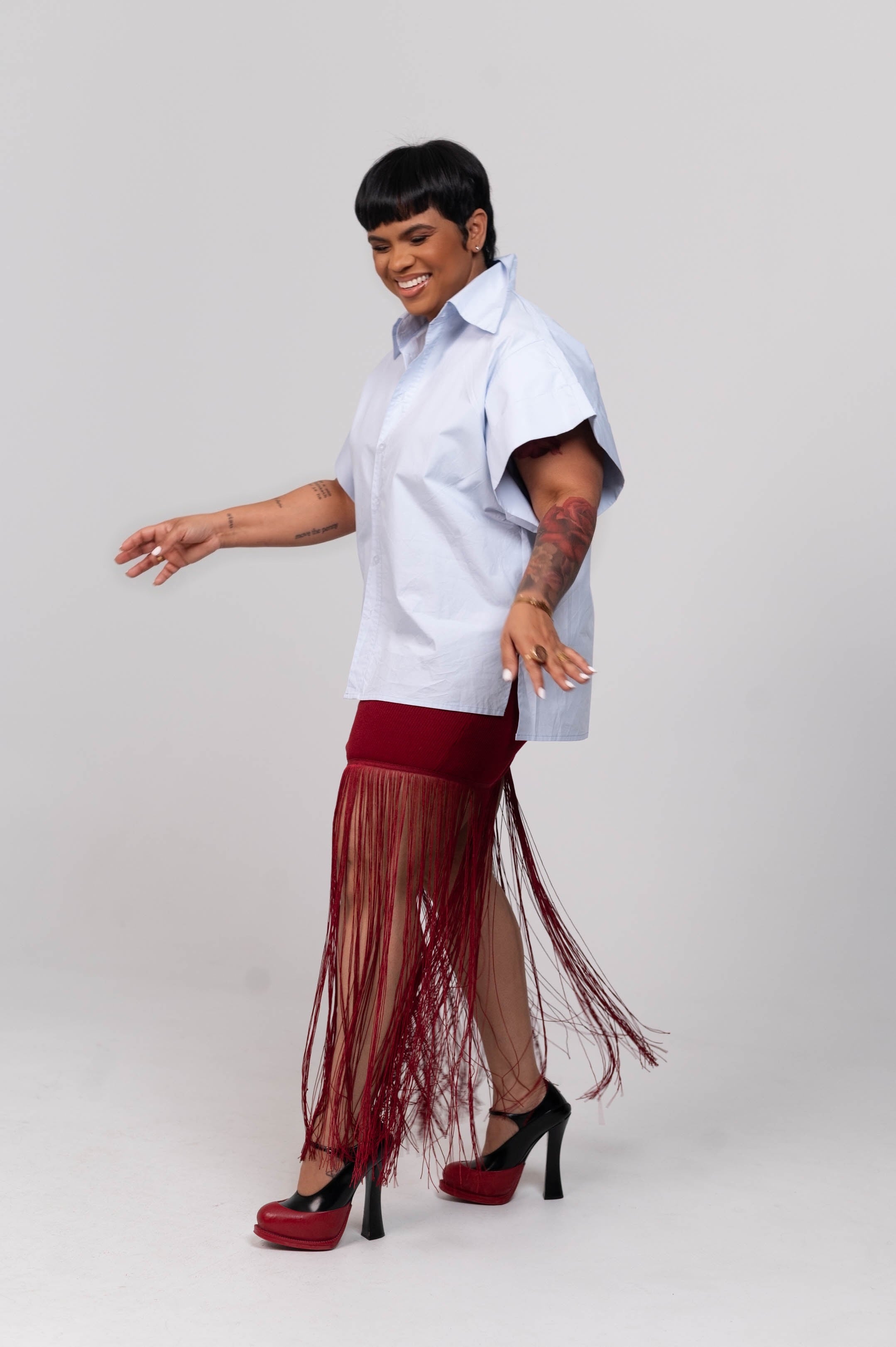 Frenchie Fringe Skirt