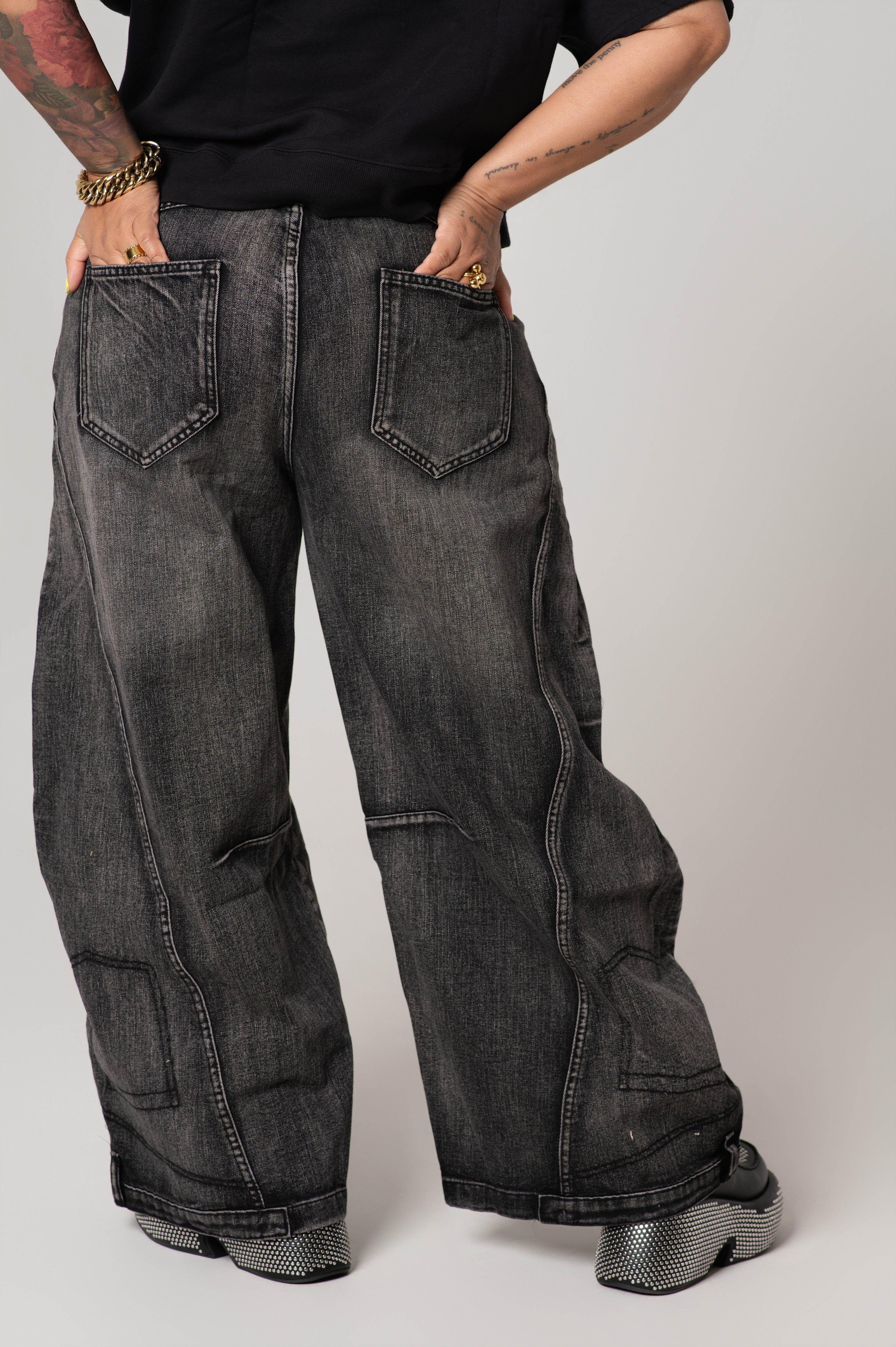 Dasha Black Denim Jeans