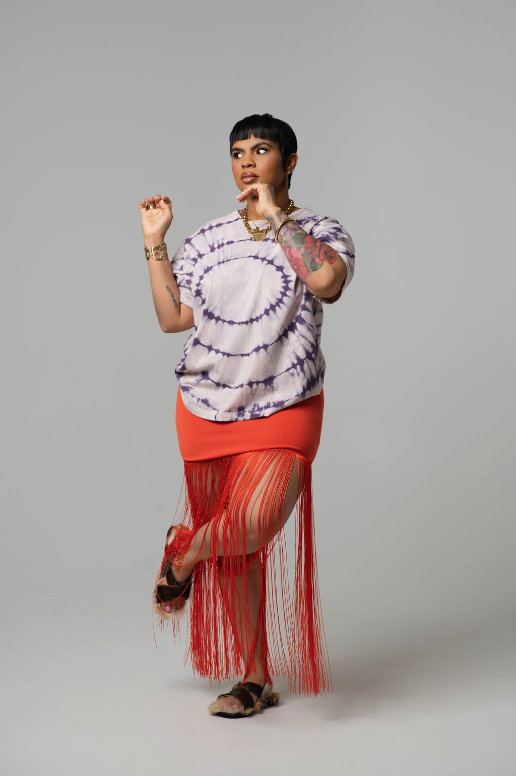Frenchie Fringe Skirt