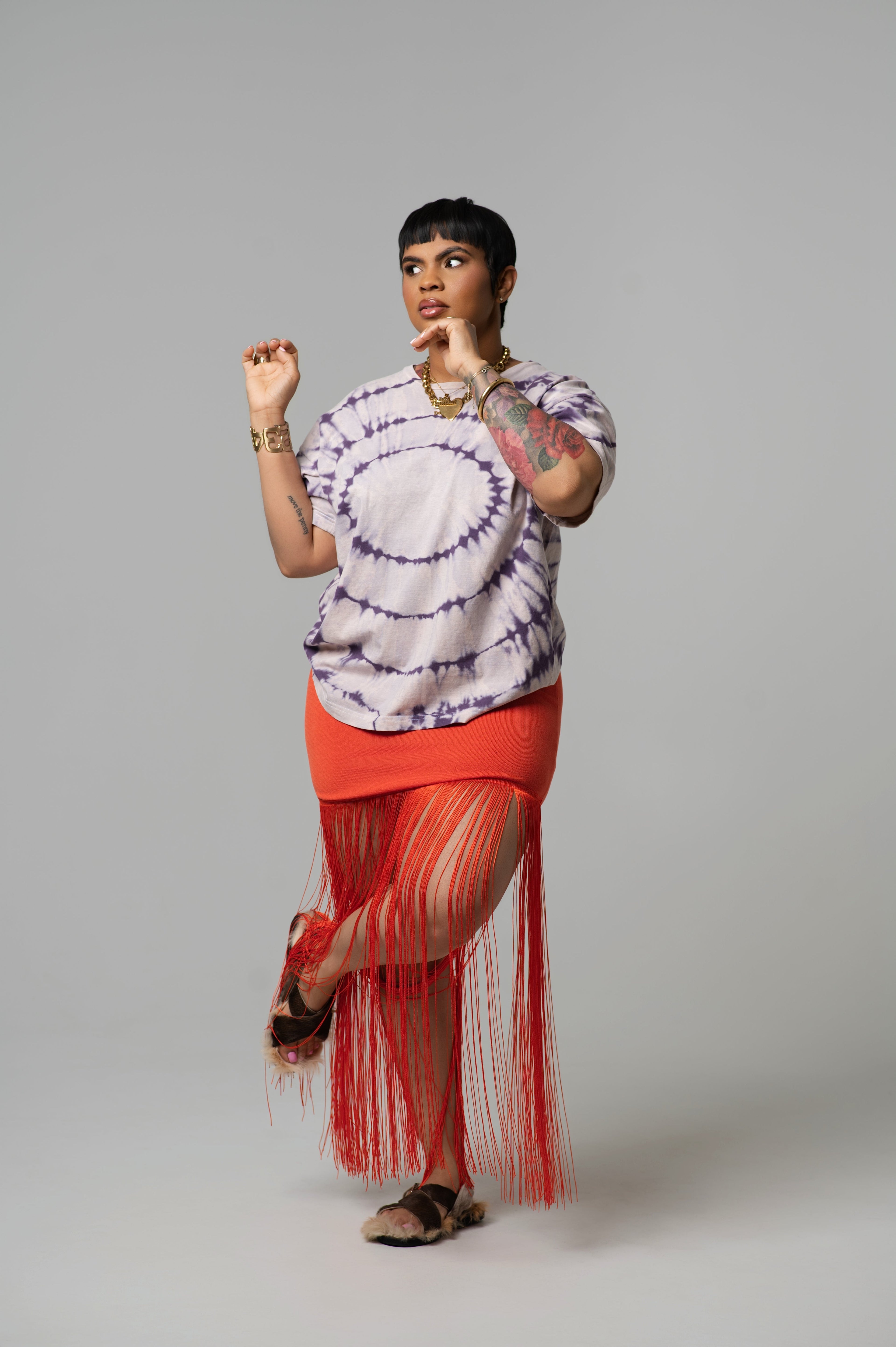 Frenchie Fringe Skirt