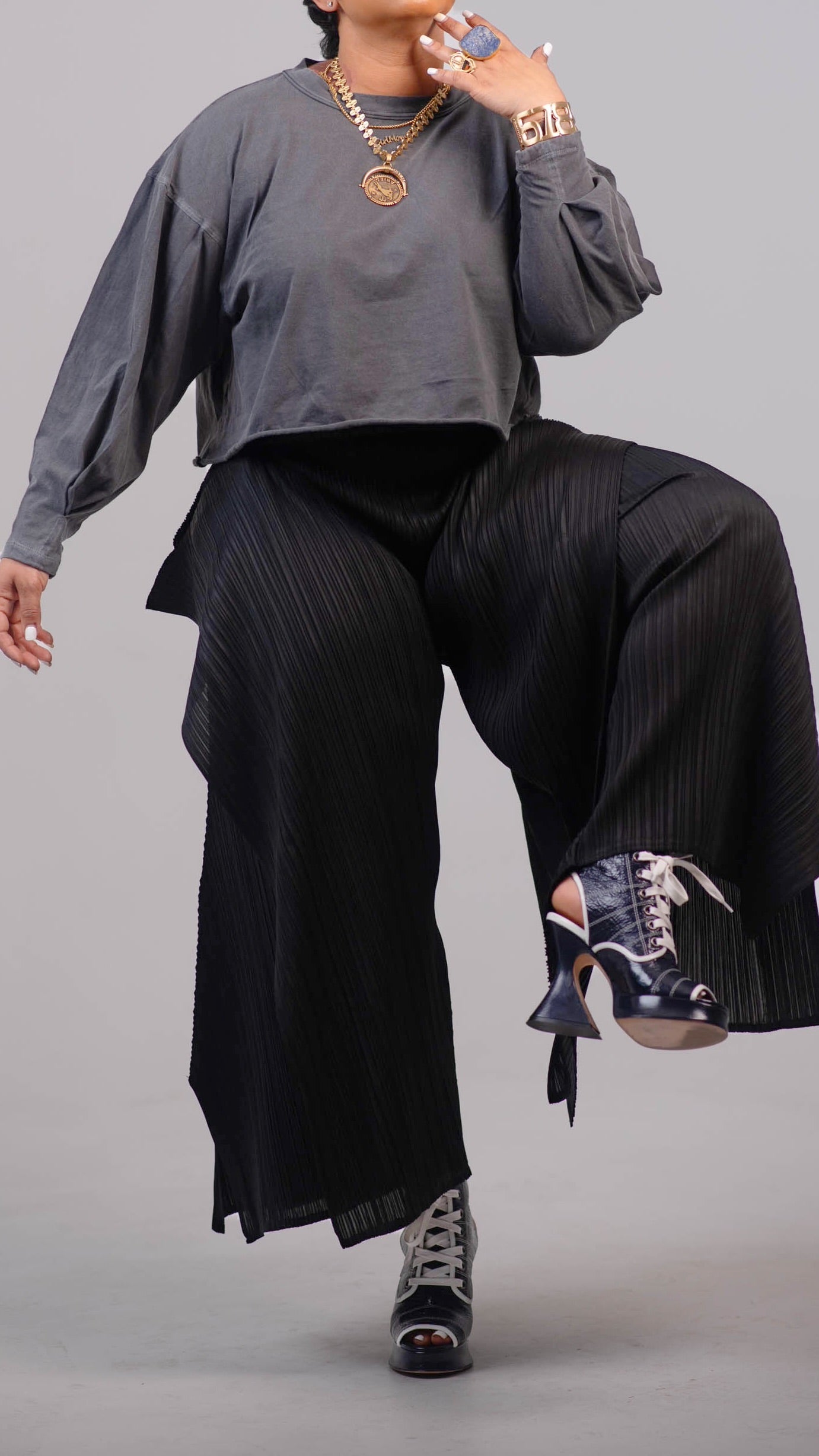 Hakama Accordion Pant