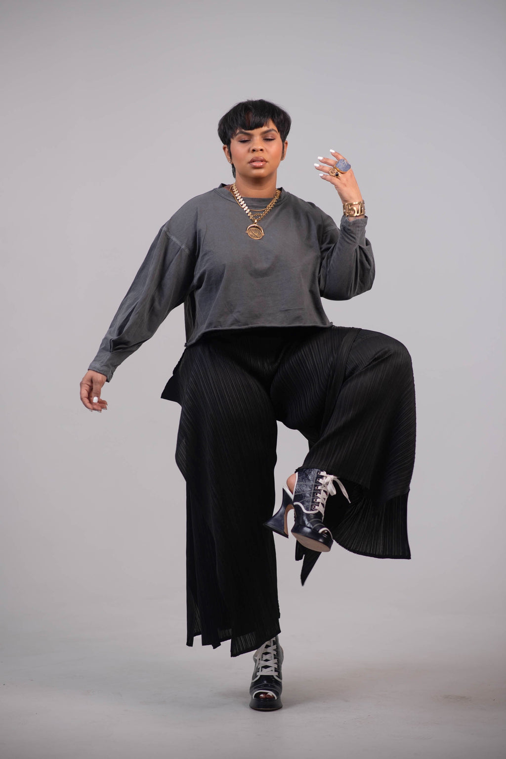 Hakama Accordion Pant