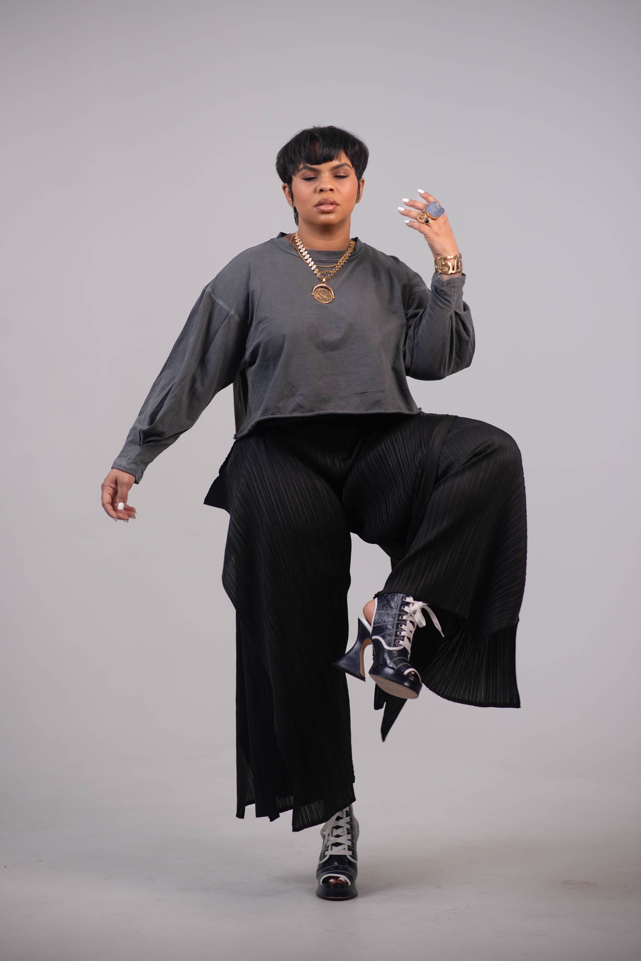 Hakama Accordion Pant