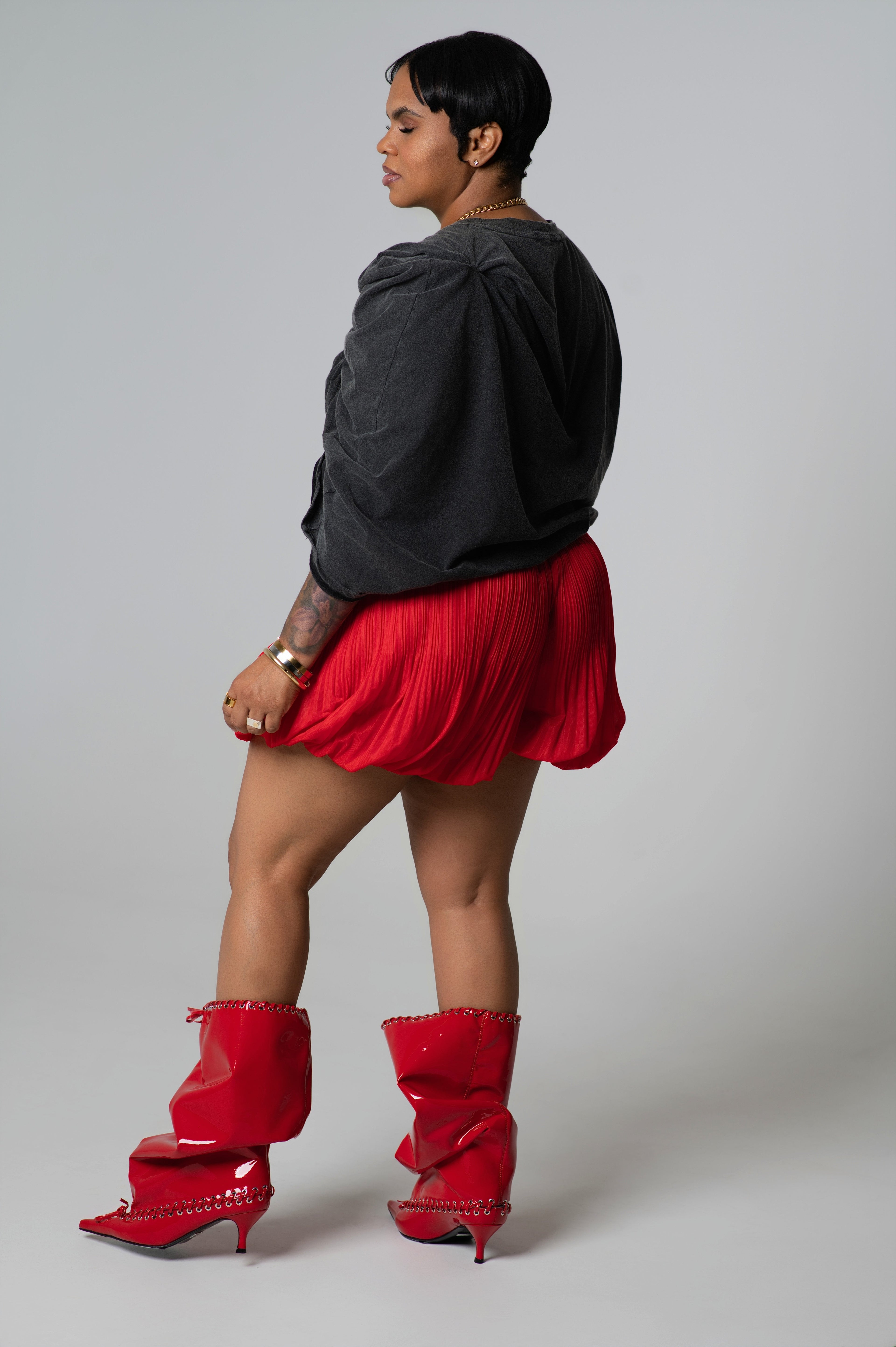 Accordion Balloon Shorts