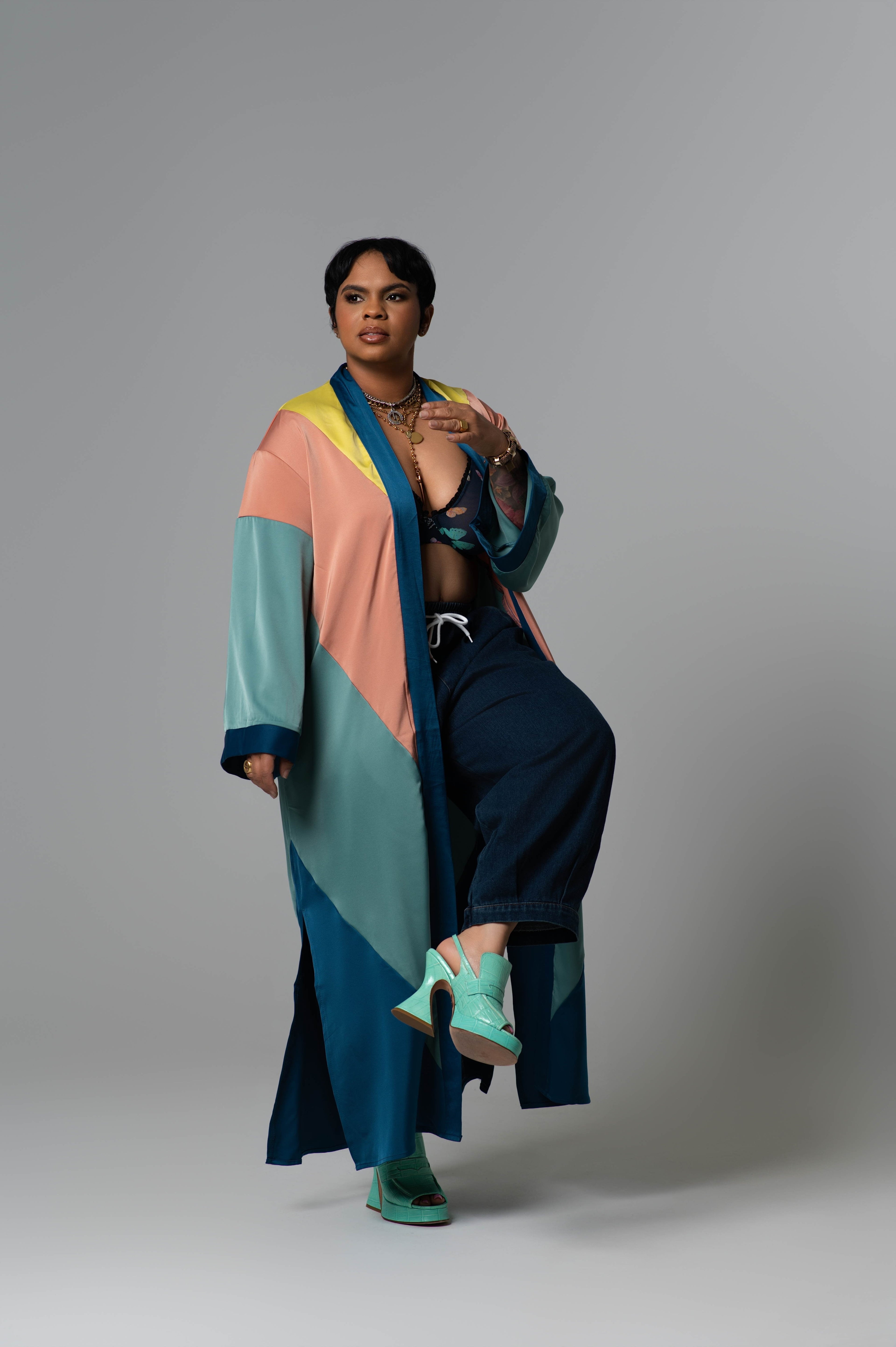 Nara Navy Robe